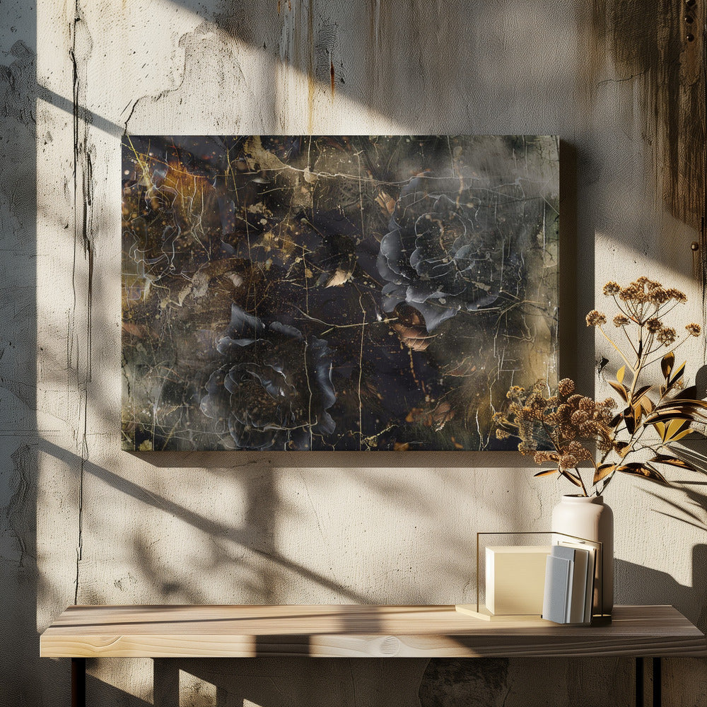 Flowers Floral Art Illustration 03 by Rafal Kulik-canvas-DECOROLALA