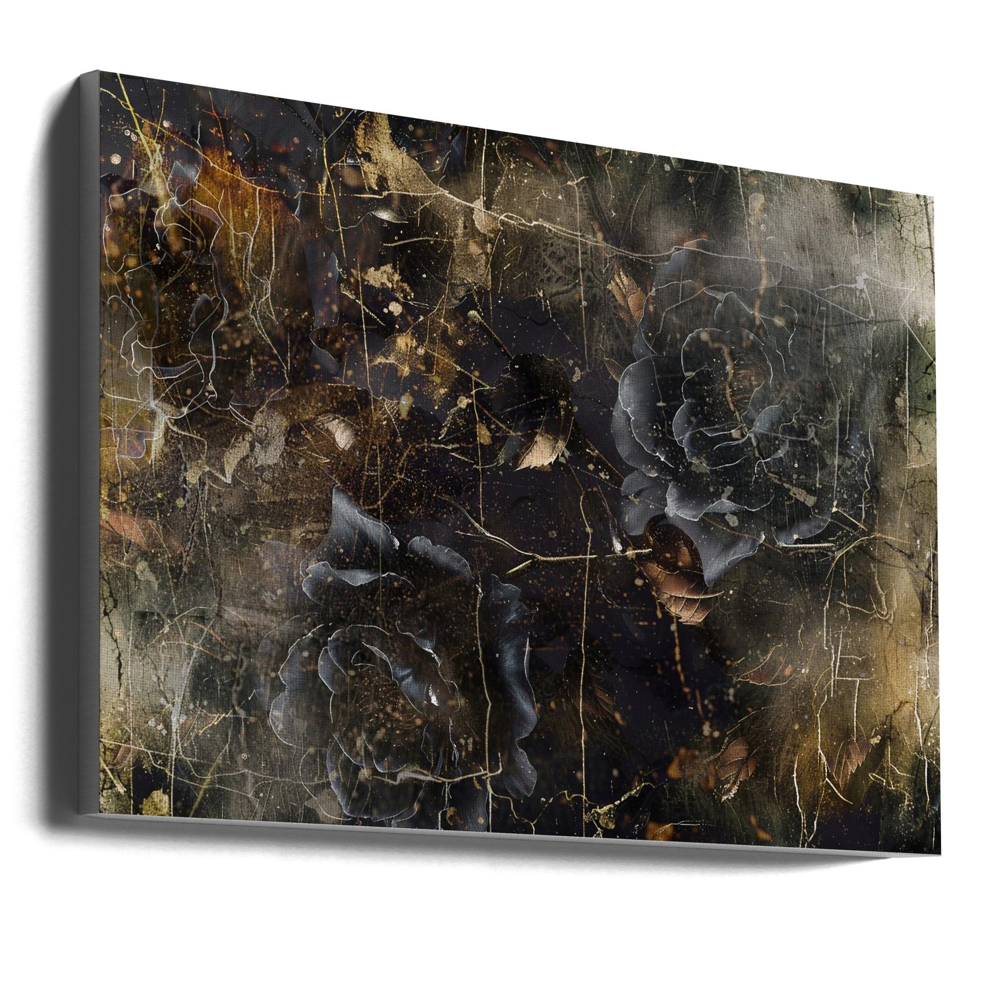 Flowers Floral Art Illustration 03 by Rafal Kulik-canvas-DECOROLALA