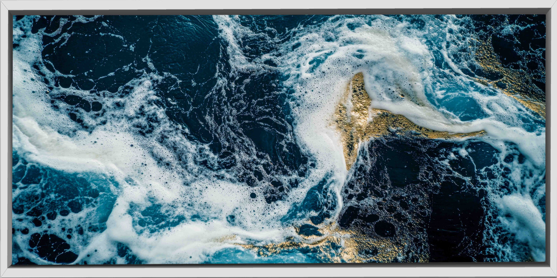 Fluid Art Abstract Canvas Print 72" x 36"-Canvas Print-DECOROLALA