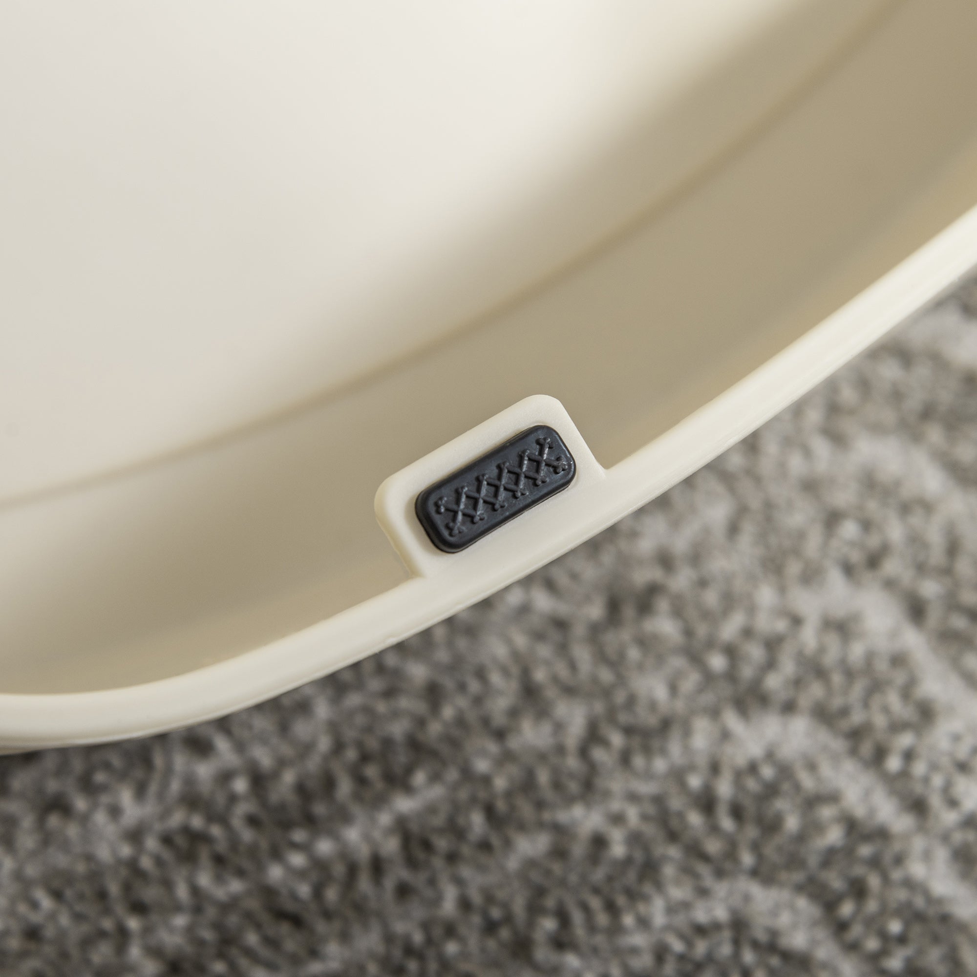 Foldable 3-Step Portable Pet Stairs - Cream White 15" H-Dogs-DECOROLALA