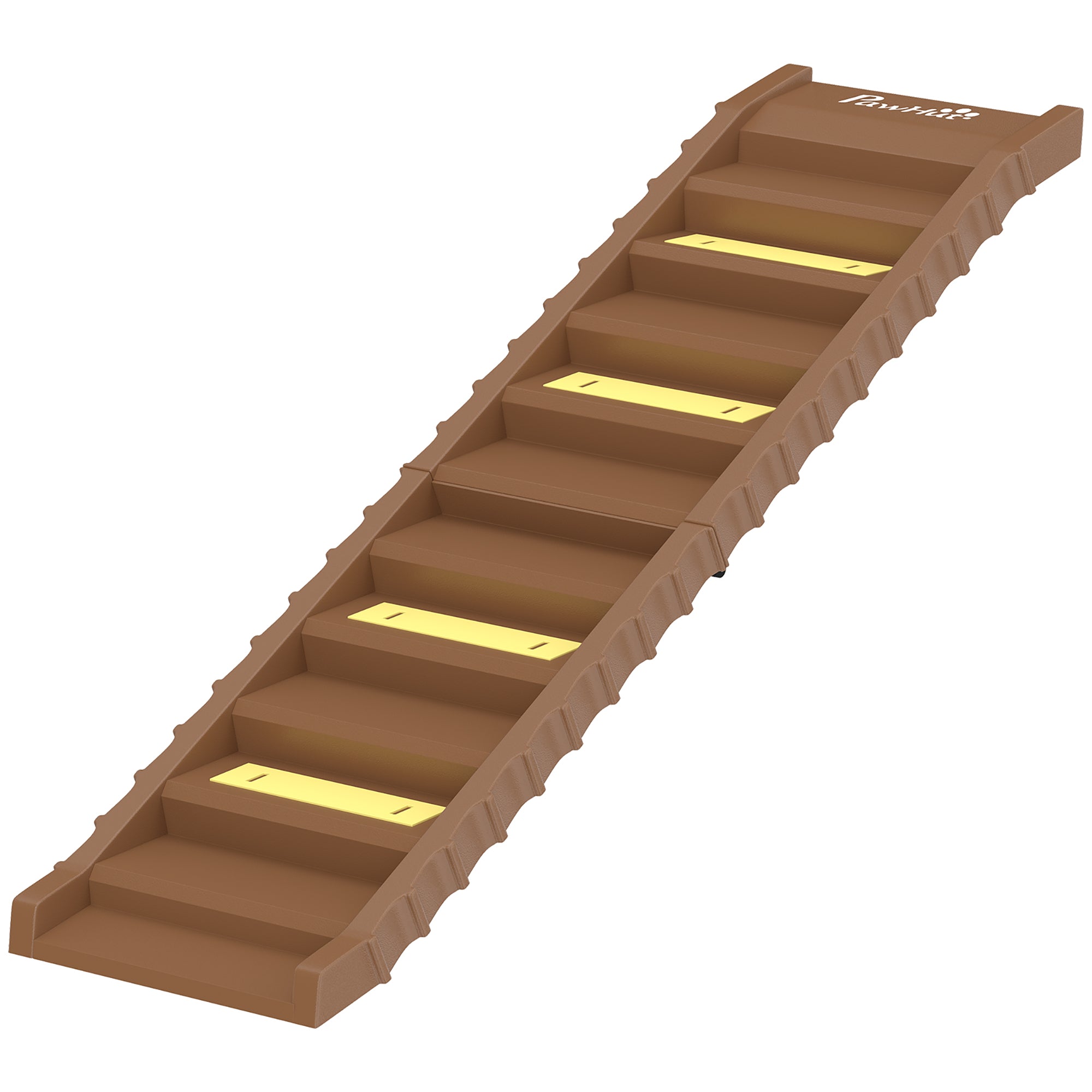 Foldable Dog Car Ramp - Brown 60" Anti-Slip Pet Steps for SUVs-Dogs-DECOROLALA
