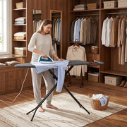 Foldable Full Size Ironing Board - Grey 48" x 18" Steel Frame-Dryers-DECOROLALA