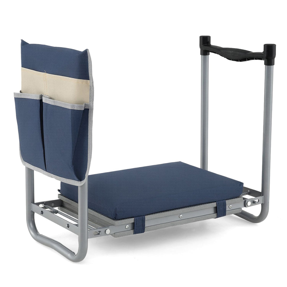 Foldable Garden Kneeler and Seat for Seniors Gardeners-Navy-Garden Tools-DECOROLALA