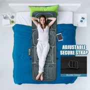 Foldable Massage Mat with Heat and 10 Vibration Motors-Back Massager-DECOROLALA