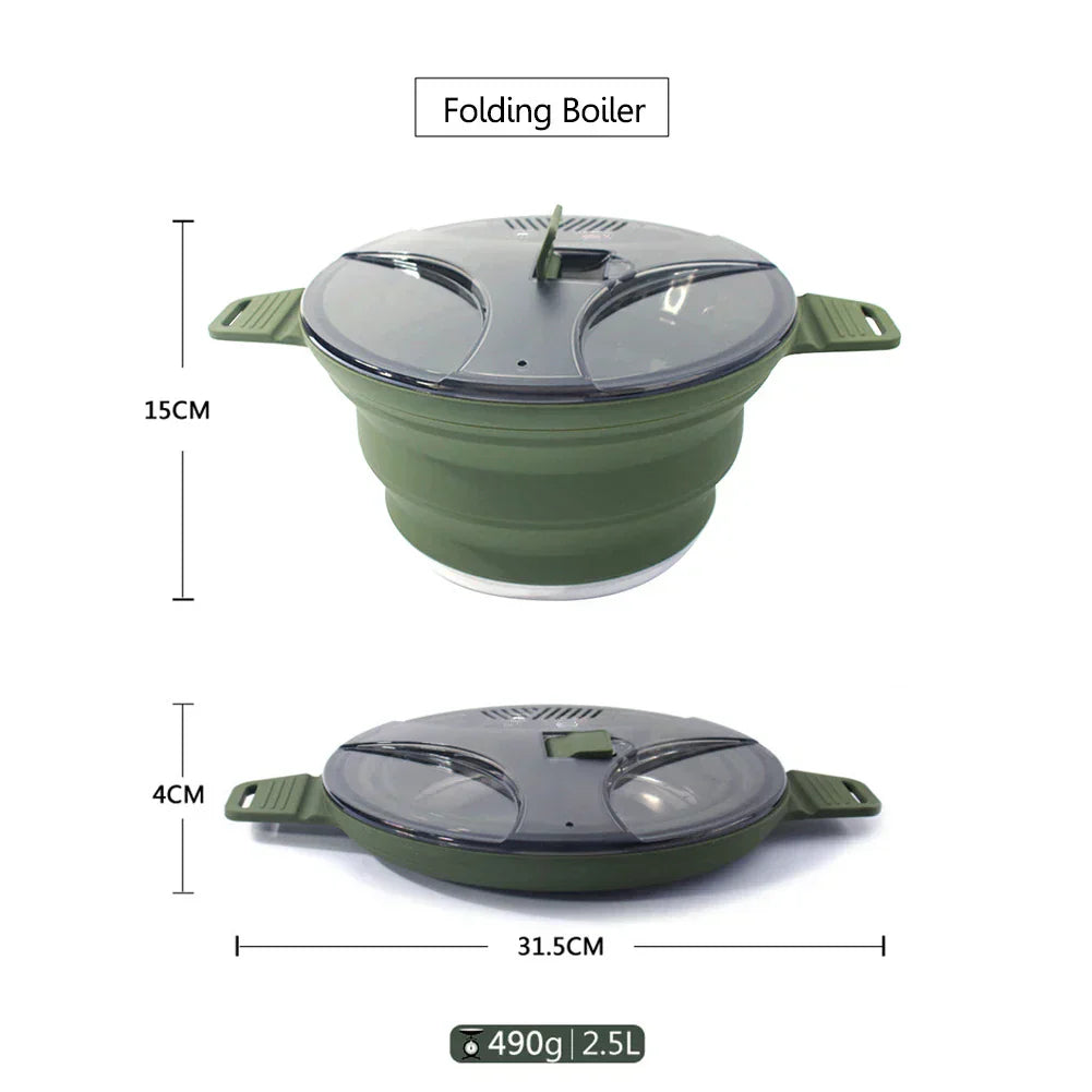 Foldable Portable Camping Kettle-Table-DECOROLALA