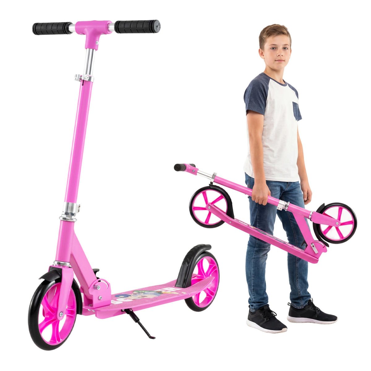 Folding Aluminum Alloy Scooter with 3 Adjustable Heights