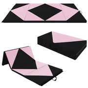 Folding Gymnastics Mat and Portable Floor Balance Beam Set-Yoga & Gym Mats-DECOROLALA