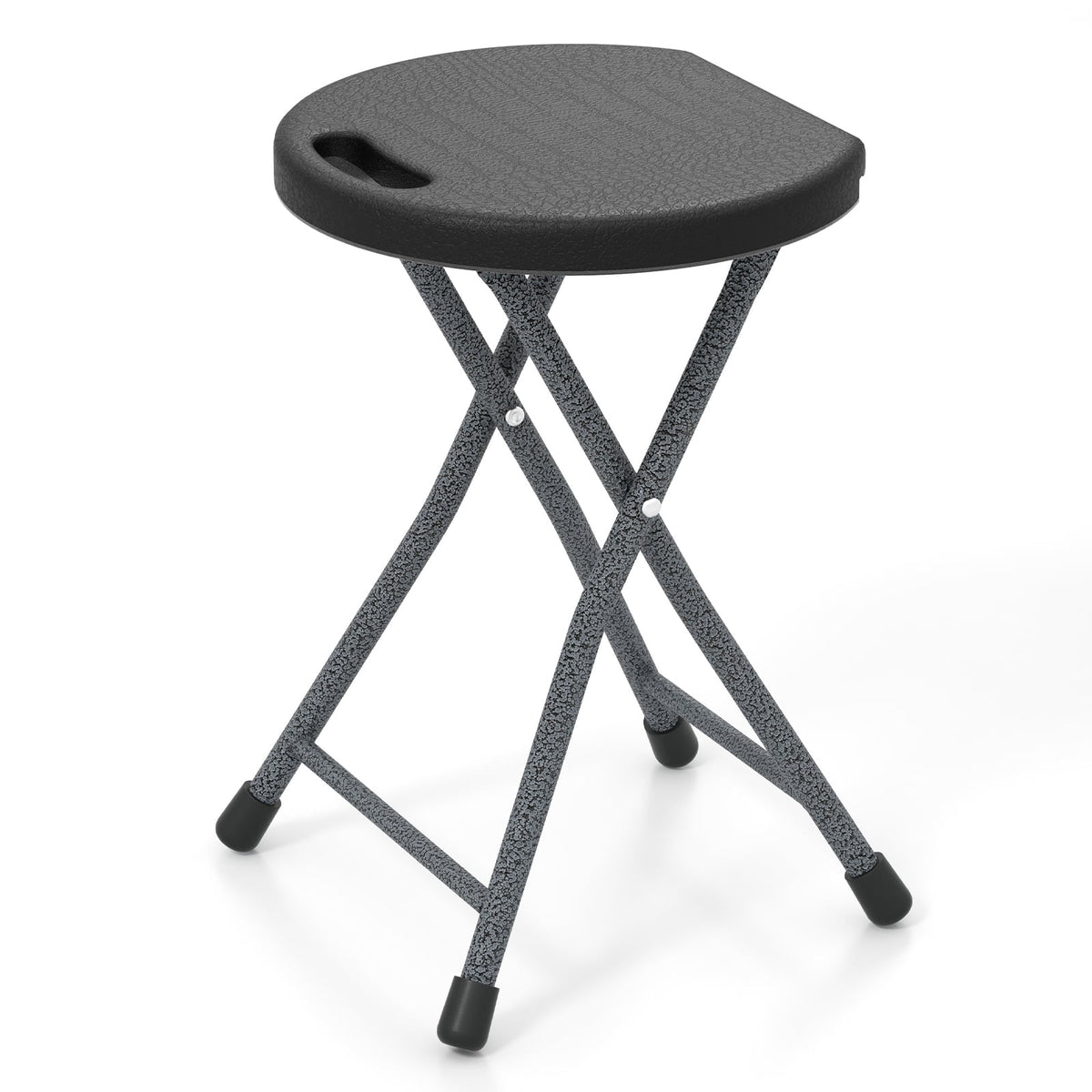 Folding Stool with Built-in Handle for Adults-1 Piece-Camping Furniture-DECOROLALA