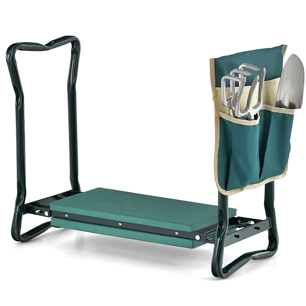 Folding Sturdy Garden Kneeler Pad and Cushion Seat-Garden Tools-DECOROLALA