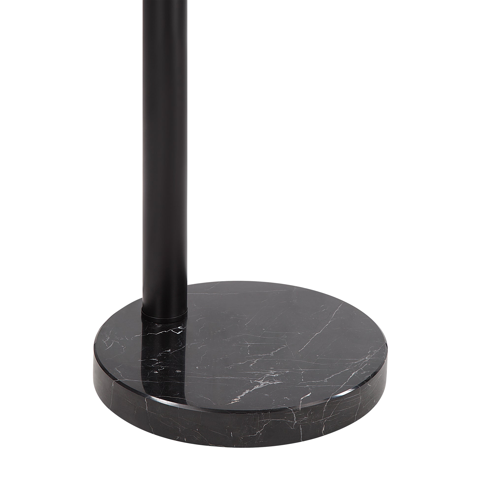 Folia 87" Tall Matte Black Floor Lamp with Dome Iron Shade-Floor Lamp-DECOROLALA