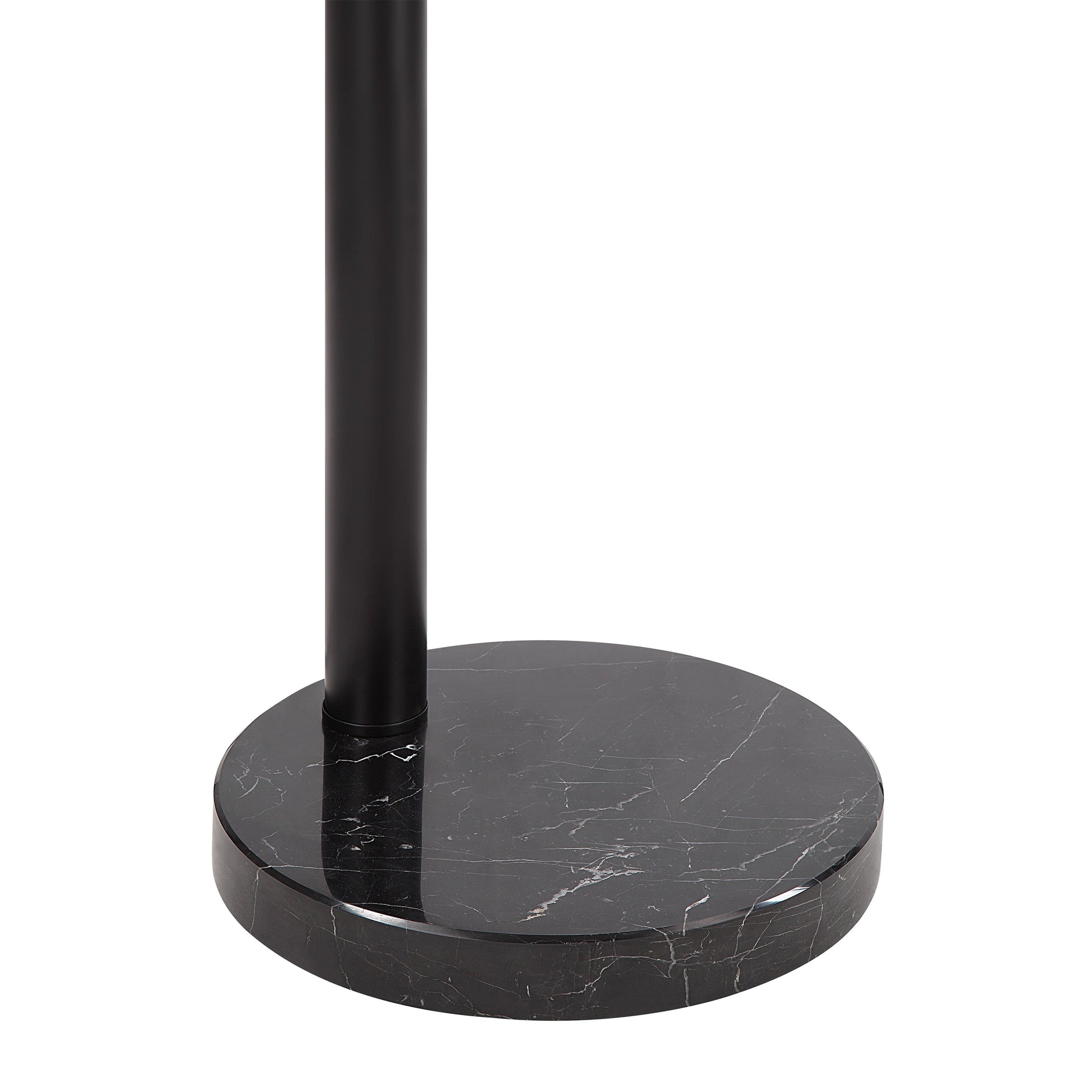 Folia 87" Tall Matte Black Floor Lamp with Dome Shade-Floor Lamp-DECOROLALA