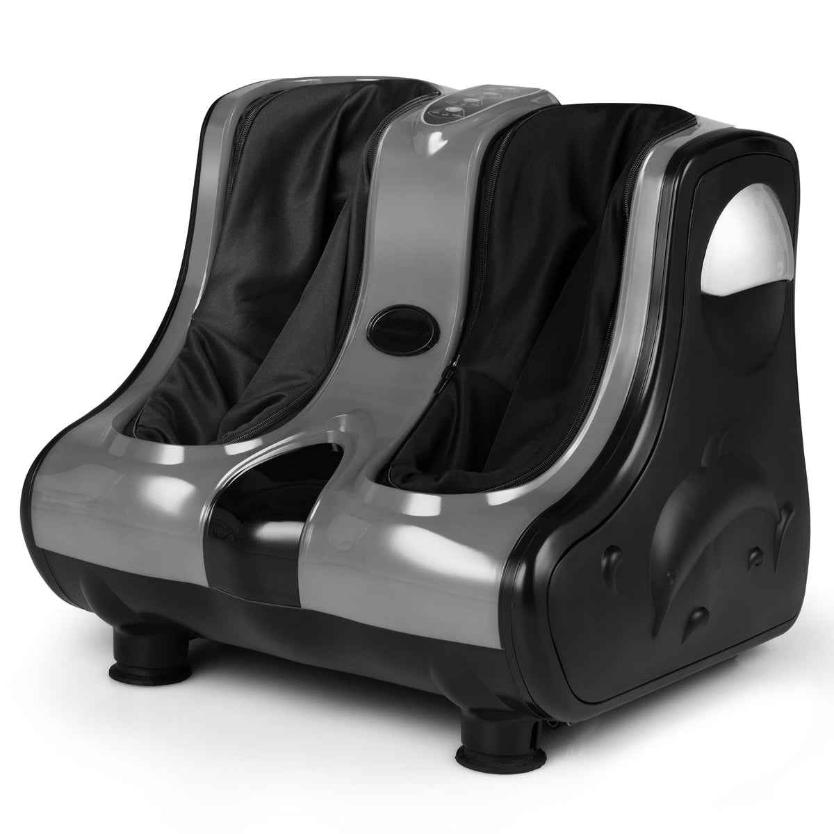 Foot and Calf Massager Shiatsu Foot Massager Machine with Tilt Base-Gray-Foot Massager-DECOROLALA
