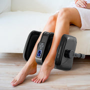 Foot and Calf Massager with Heat Shiatsu Deep Kneading Rolling Smart Electric Leg Massager-Black-Foot Massager-DECOROLALA