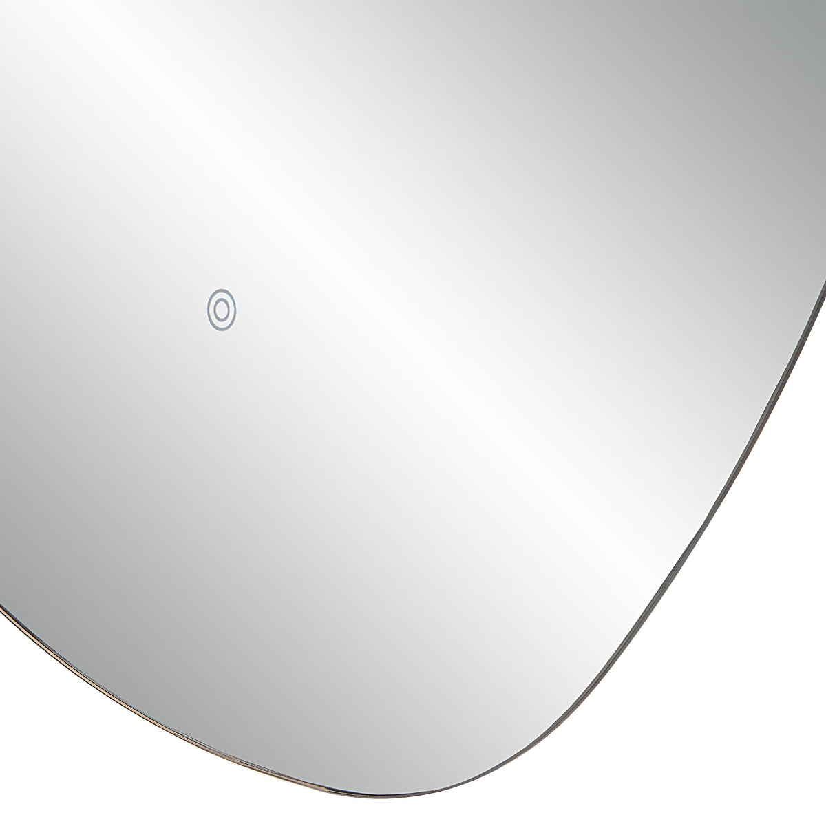 Forli 45" Tall Irregular LED Mirror, Clear-LED Mirrors-DECOROLALA