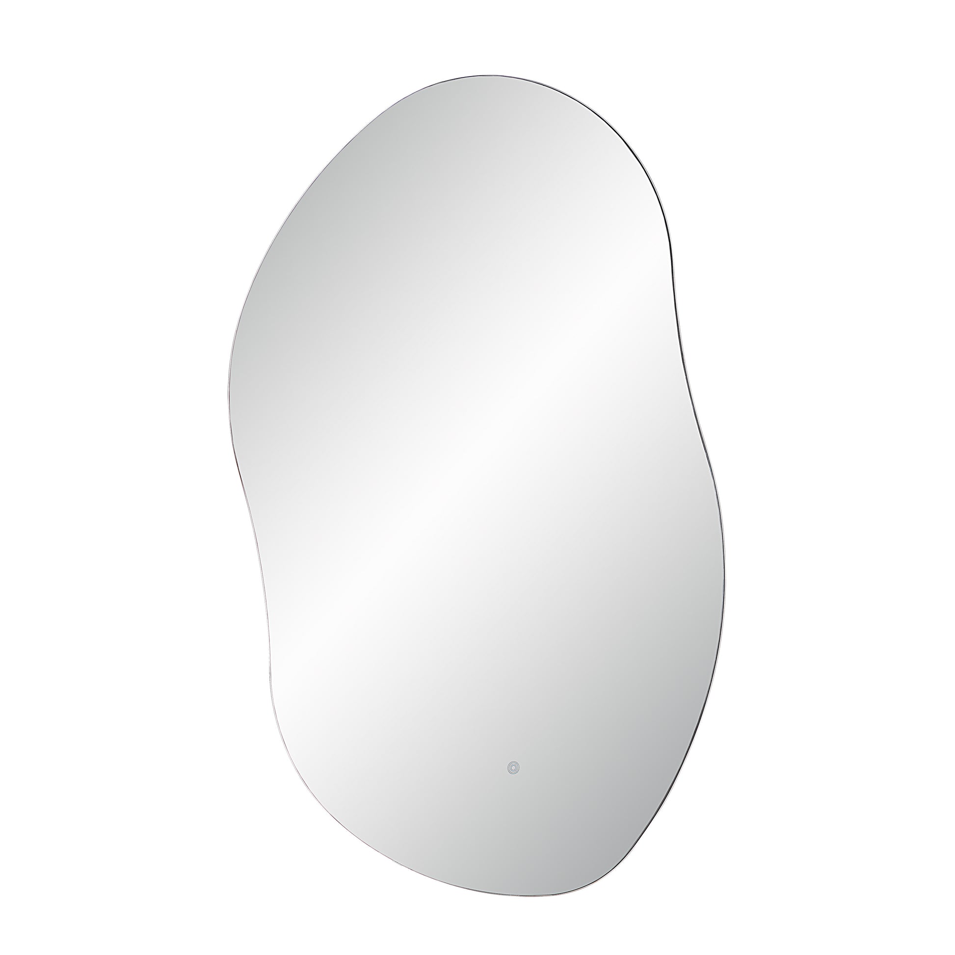 Forli 45" Tall Irregular LED Mirror, Clear-LED Mirror-DECOROLALA
