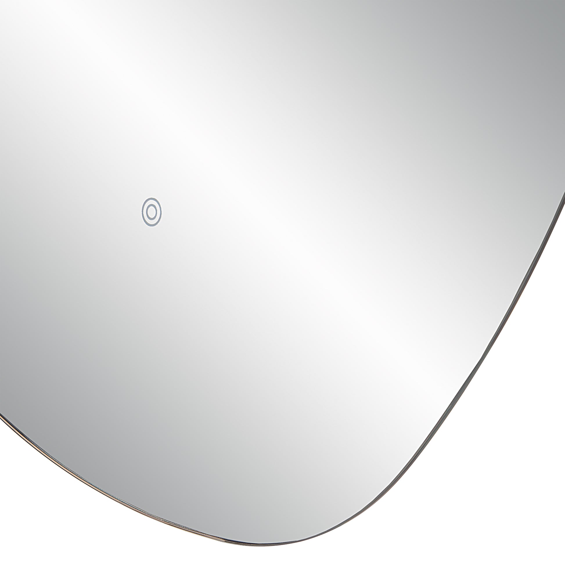 Forli 45" Tall Irregular LED Mirror, Clear-LED Mirror-DECOROLALA