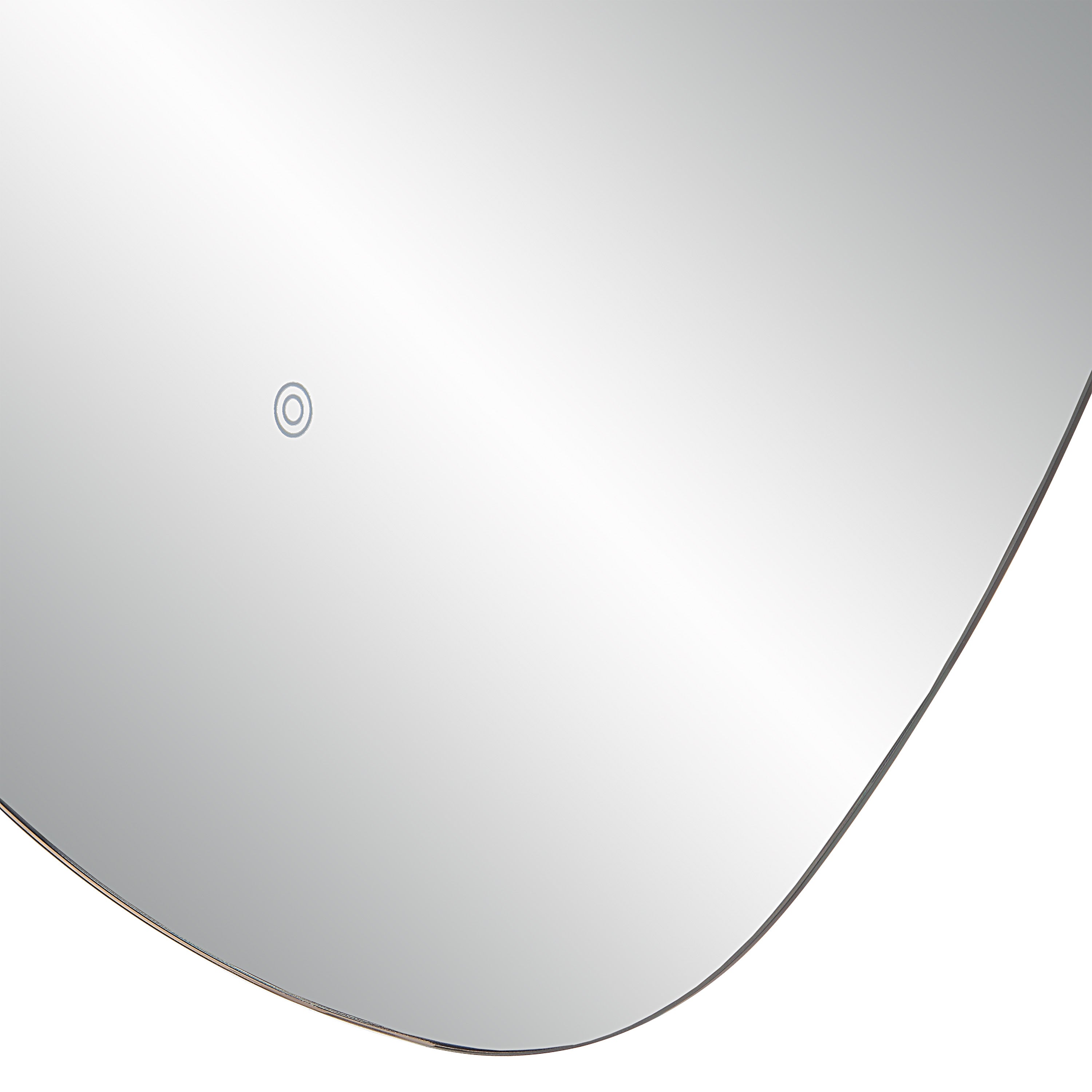 Forli 45" Tall Irregular LED Mirror, Clear-LED Mirror-DECOROLALA