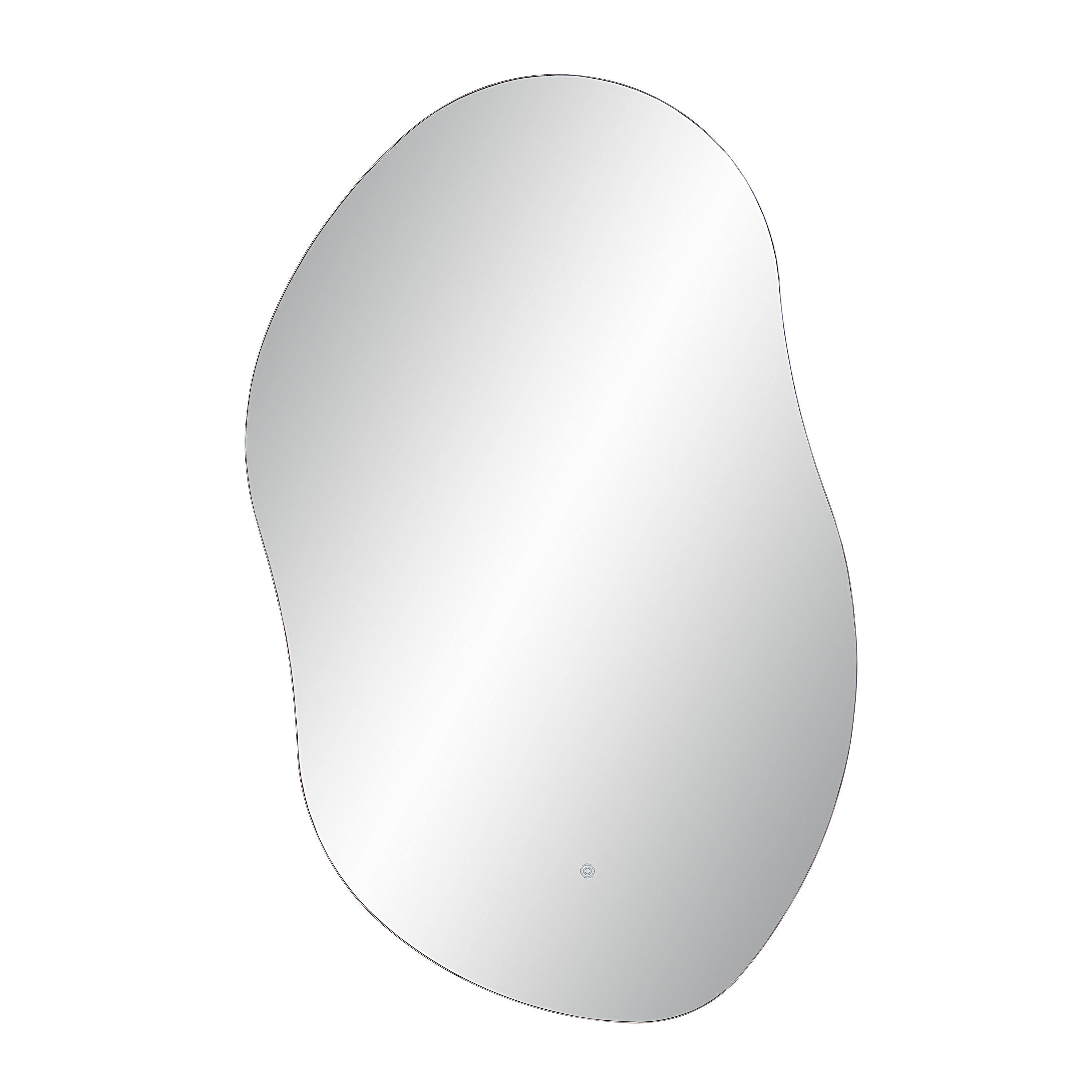 Forli 45" Tall Irregular LED Mirror, Clear-LED Mirror-DECOROLALA