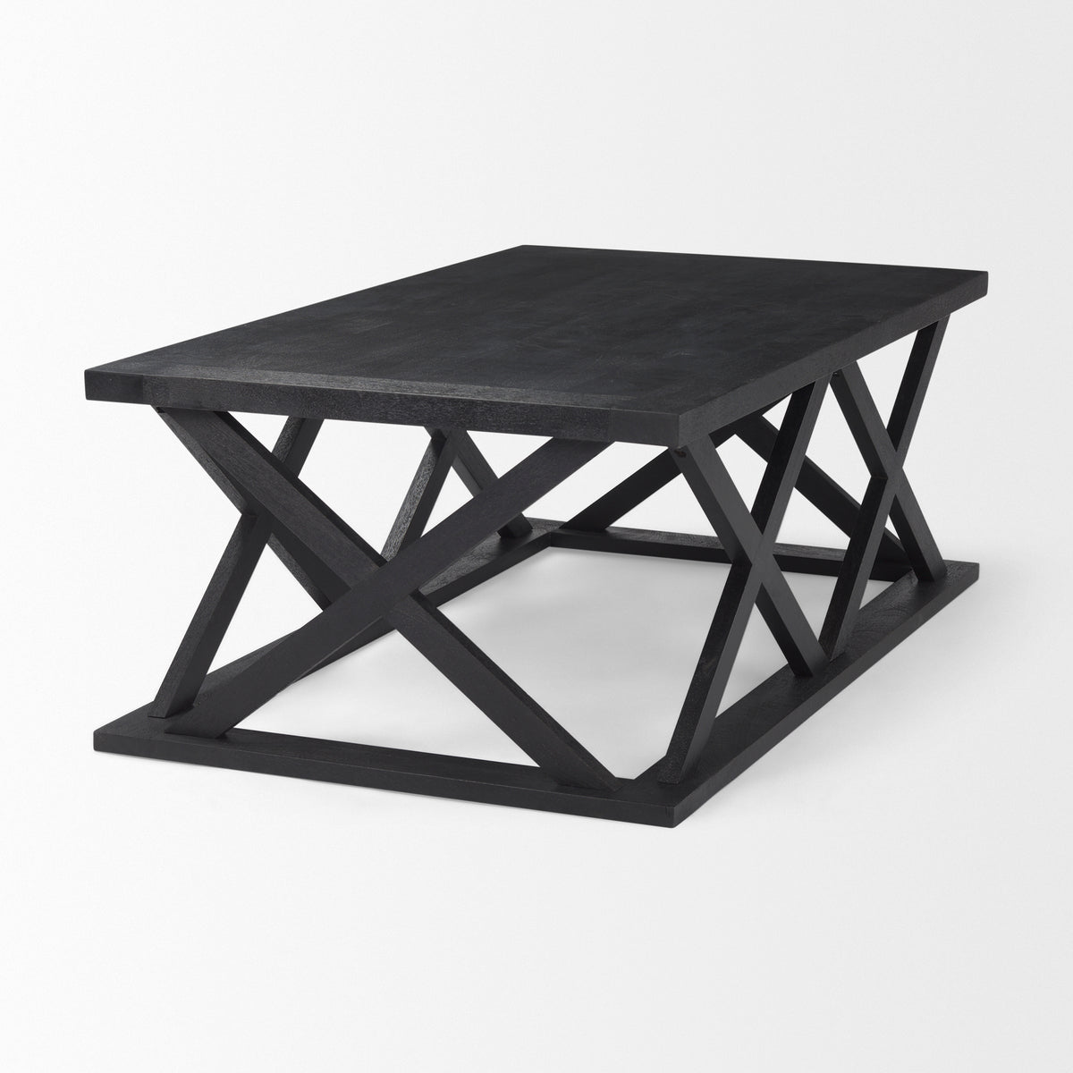 Forsey 48.0L x 28.0W x 17.5H Blonde Wood Rectangular Coffee Table-Coffee Tables-DECOROLALA