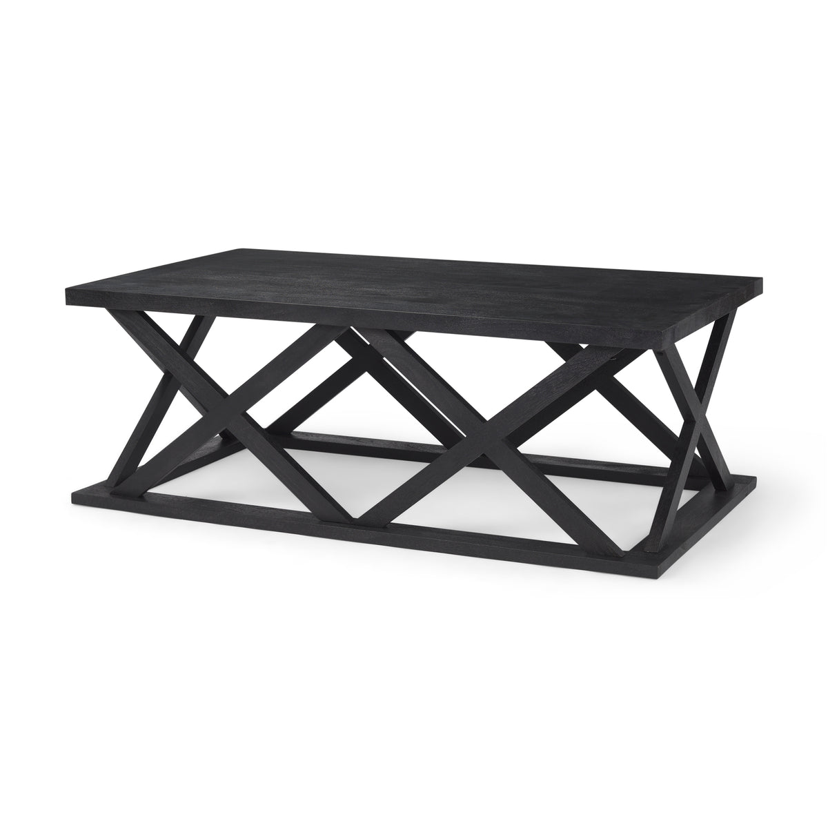 Forsey 48.0L x 28.0W x 17.5H Blonde Wood Rectangular Coffee Table-Coffee Tables-DECOROLALA