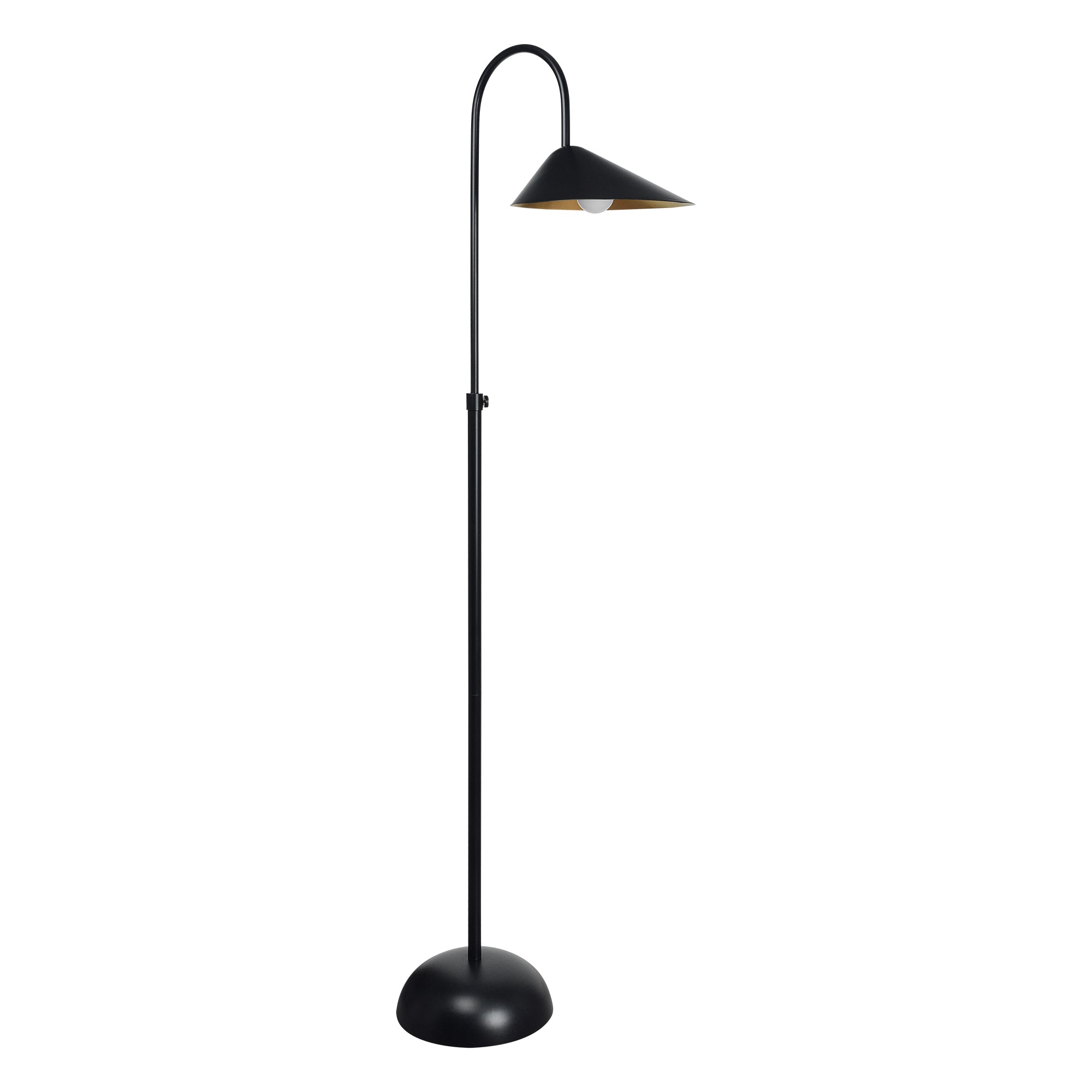 Forte 68.5" Length Floor Lamp, Matte Black-Floor Lamp-DECOROLALA