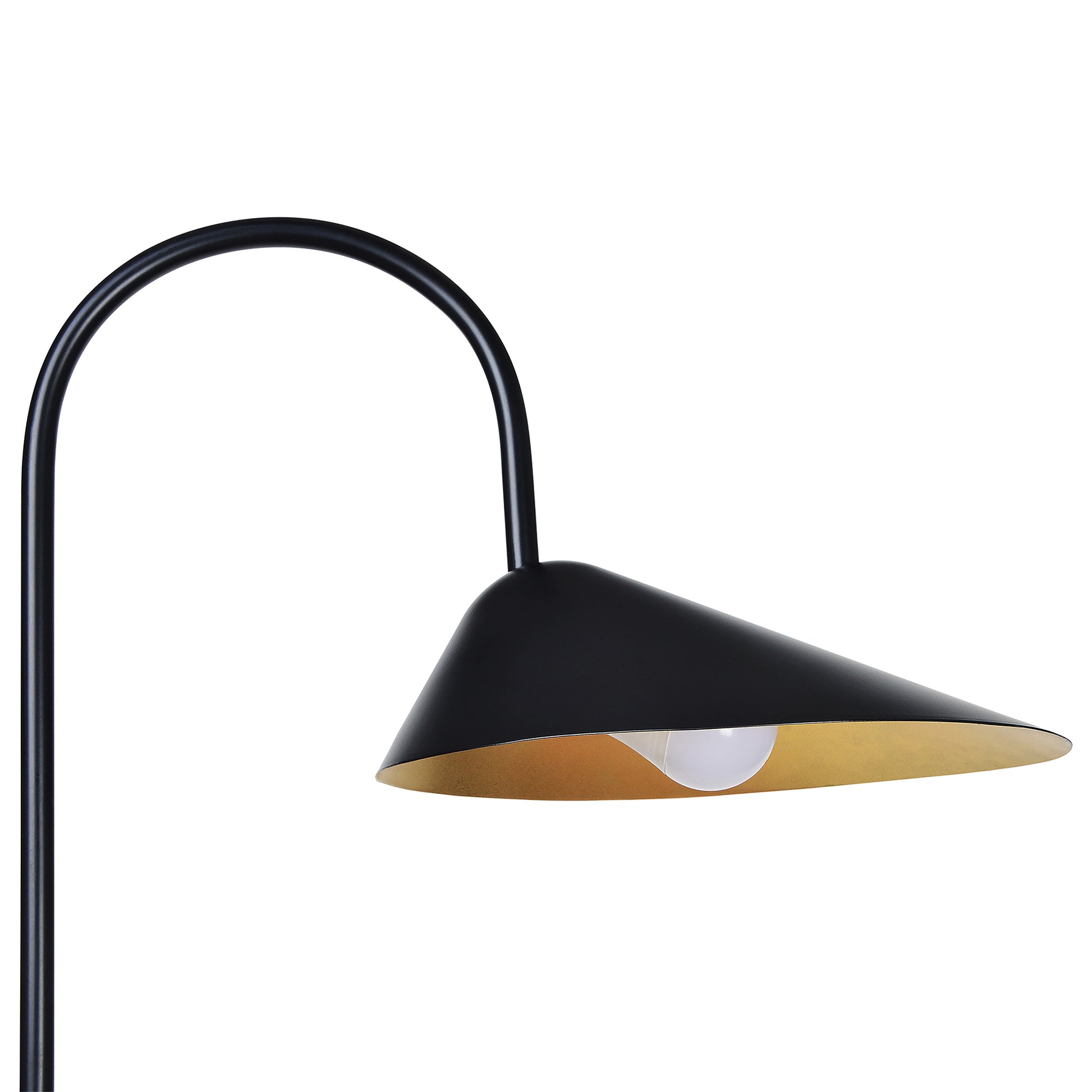 Forte 68.5" Length Floor Lamp, Matte Black-Floor Lamp-DECOROLALA
