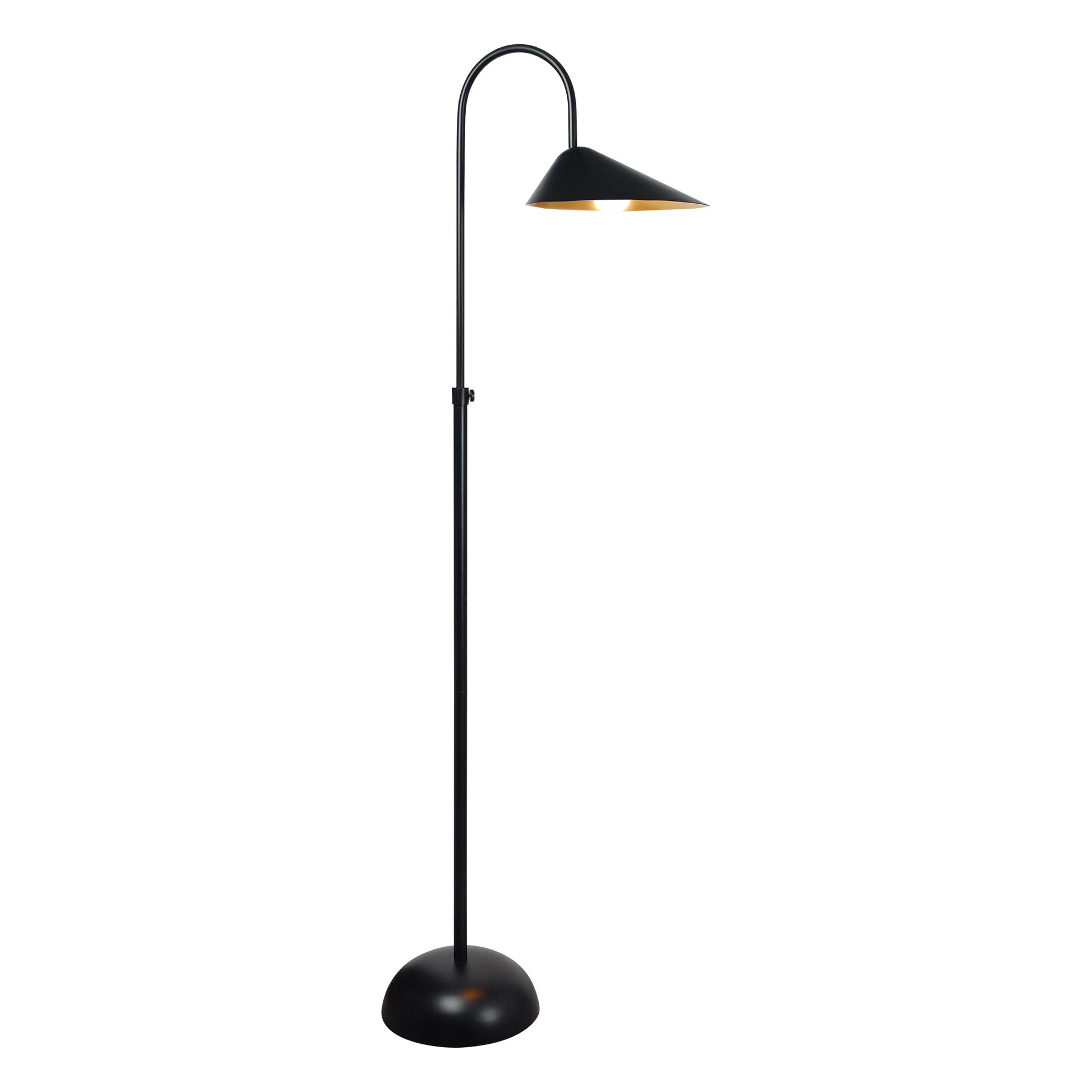 Forte 68.5" Length Floor Lamp, Matte Black-Floor Lamp-DECOROLALA