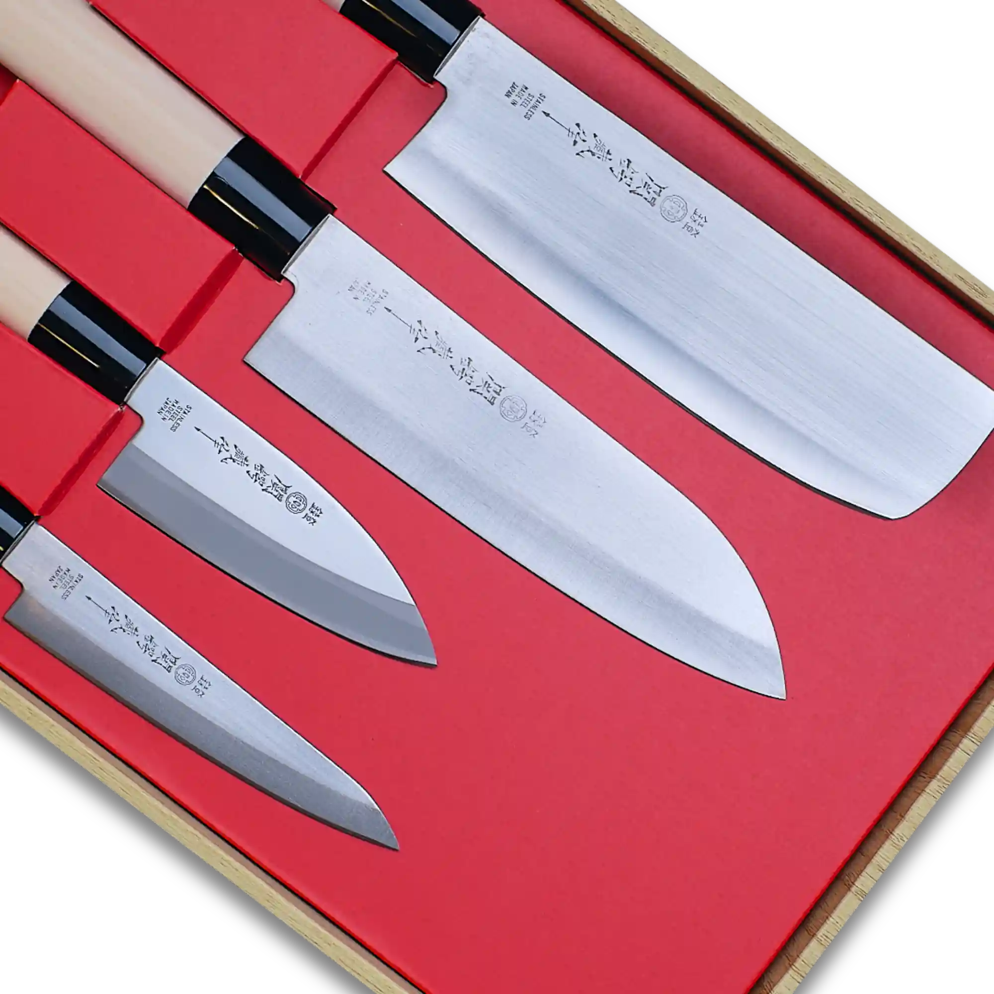 Four Piece Knife Set - Made in Japan-Knife Set-DECOROLALA