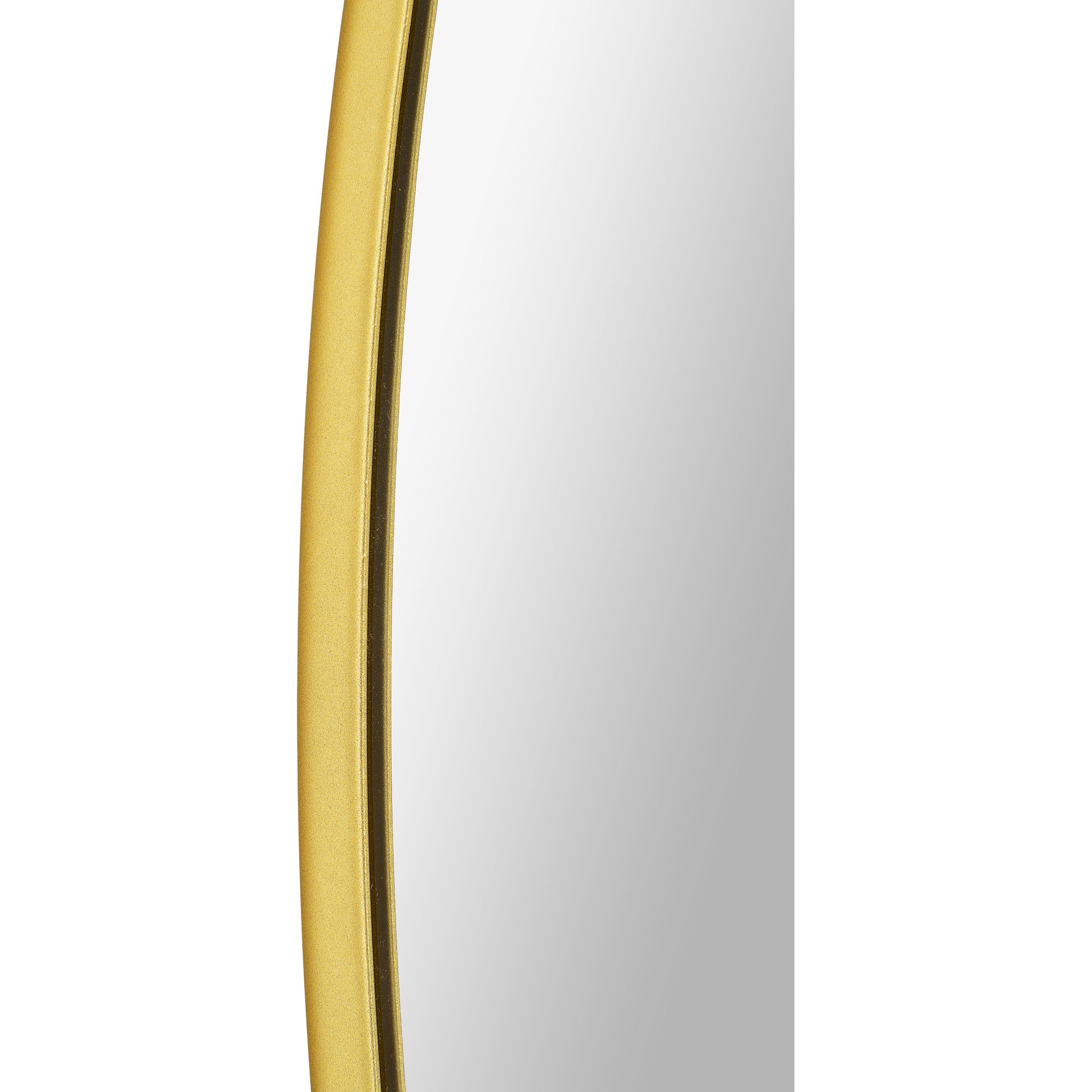 Fragoso 48" Tall Round Wall Mirror, Yellow-Mirror-DECOROLALA