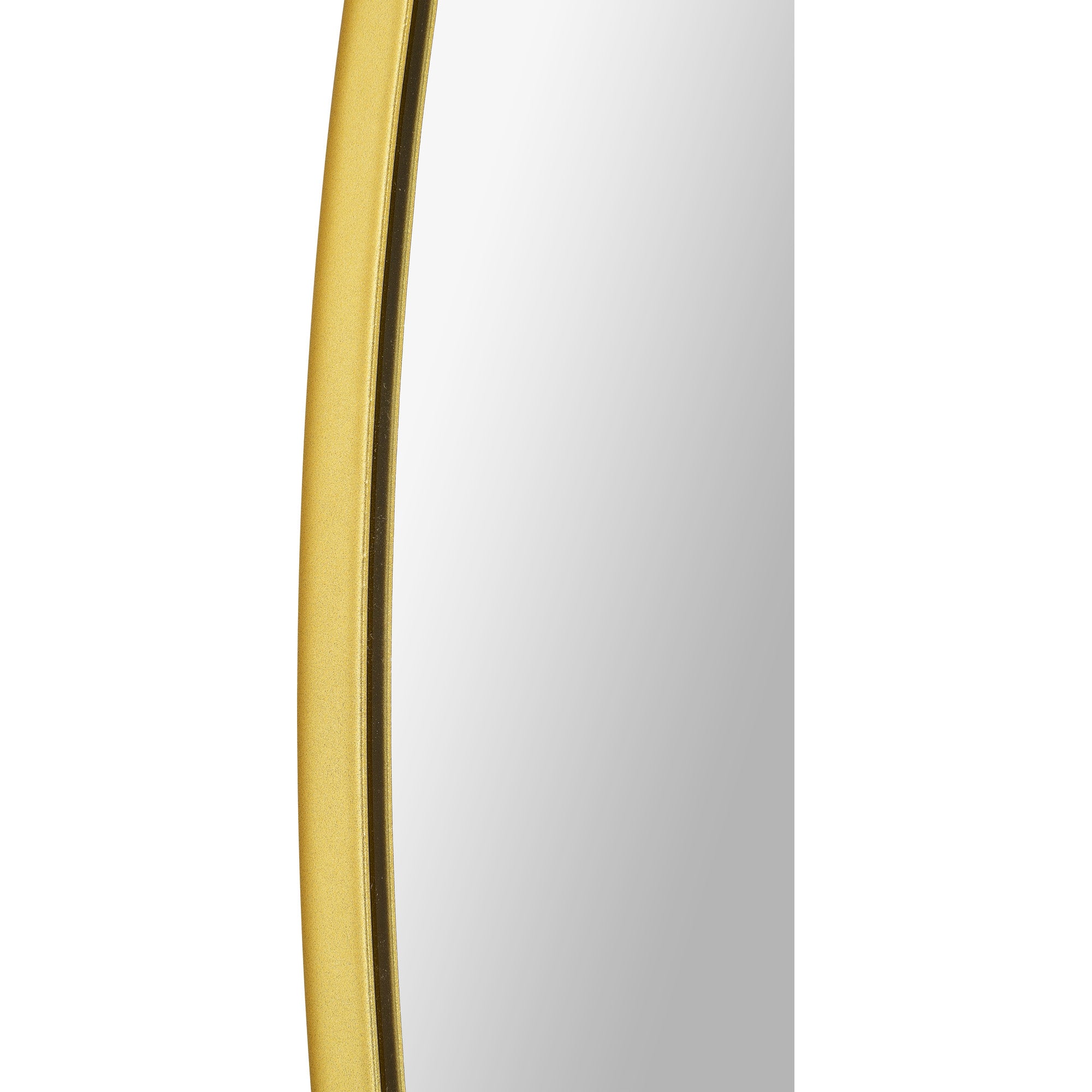 Fragoso 48" Tall Round Wall Mirror, Yellow-Mirror-DECOROLALA