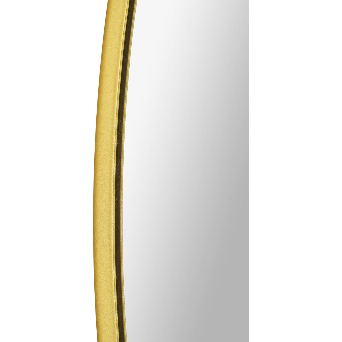 Fragoso 48" Tall Round Wall Mirror, Yellow-Mirrors-DECOROLALA