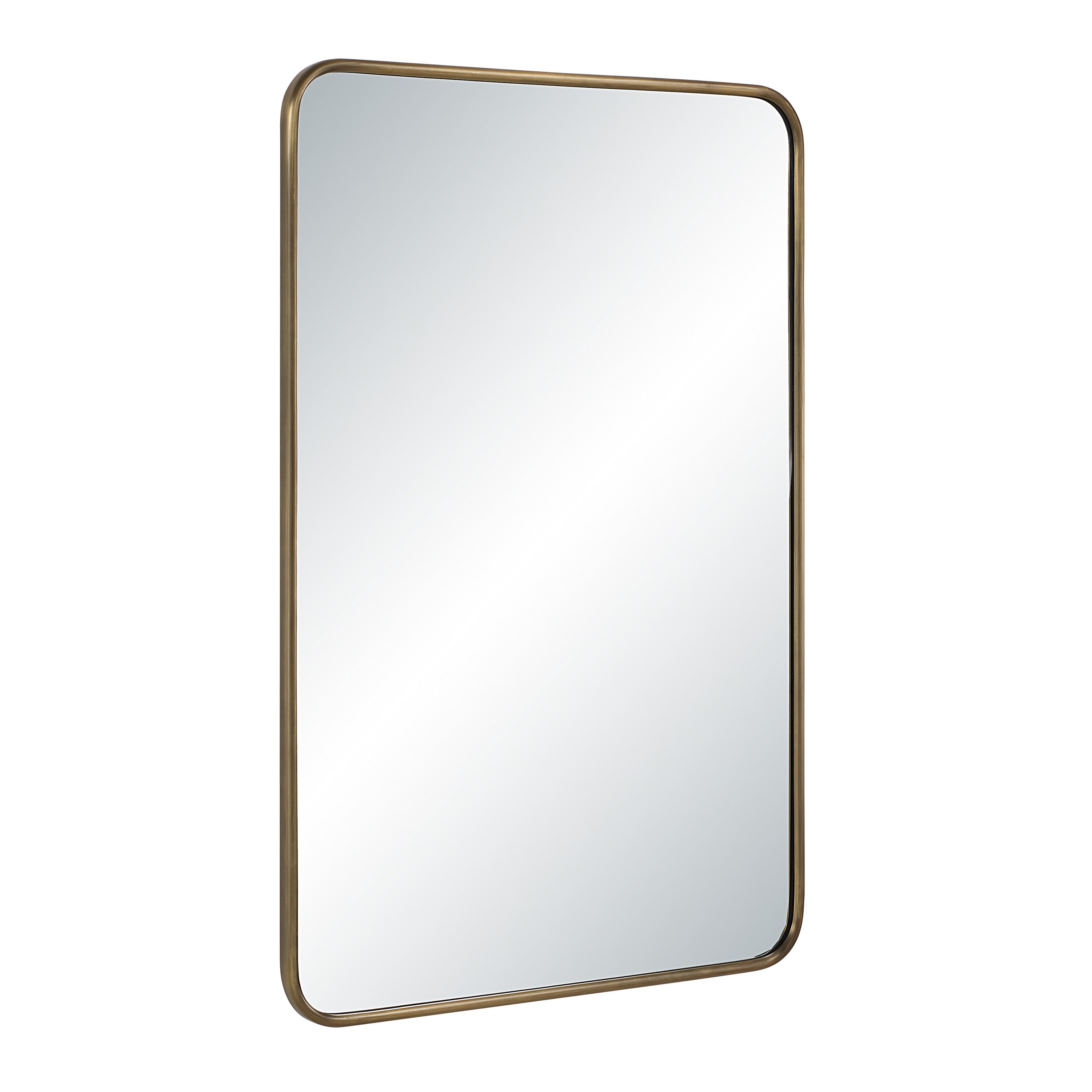 Franca 36" H x 24" W Wall Mirror, Yellow-Mirror-DECOROLALA