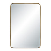 Franca 36" H x 24" W Wall Mirror, Yellow-Mirror-DECOROLALA
