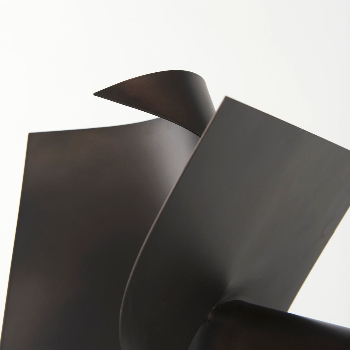 Francesca Black Metal Sculptural Decorative Object - 11.8" Cube-Objects-DECOROLALA