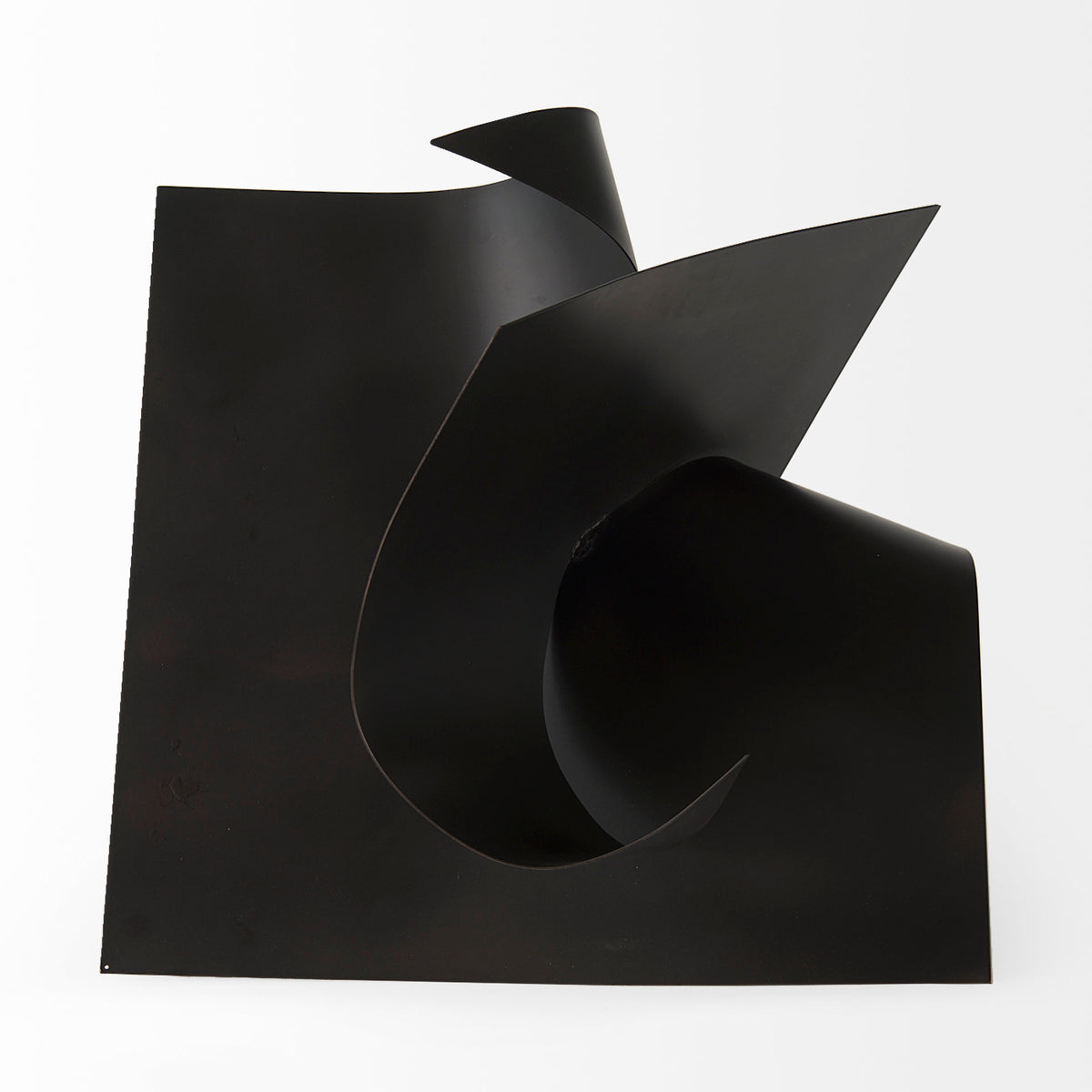 Francesca Black Metal Sculptural Decorative Object - 18" Large-Objects-DECOROLALA