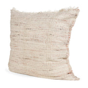 Fraye 22x22 Square Oatmeal Multi-Tone Blend Pillow Cover w/Down Filler-Decorative Pillows-DECOROLALA