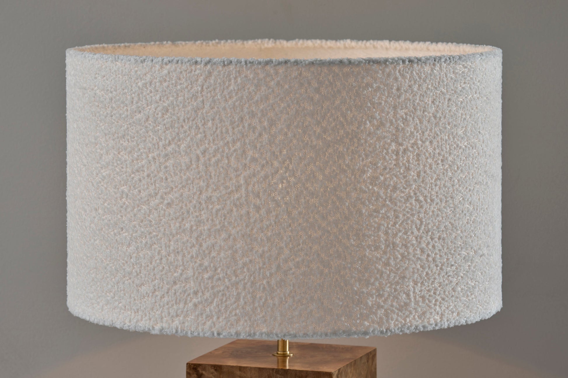 Frederick Tall Table Lamp - Burled Wood 28.5"-Lighting-DECOROLALA