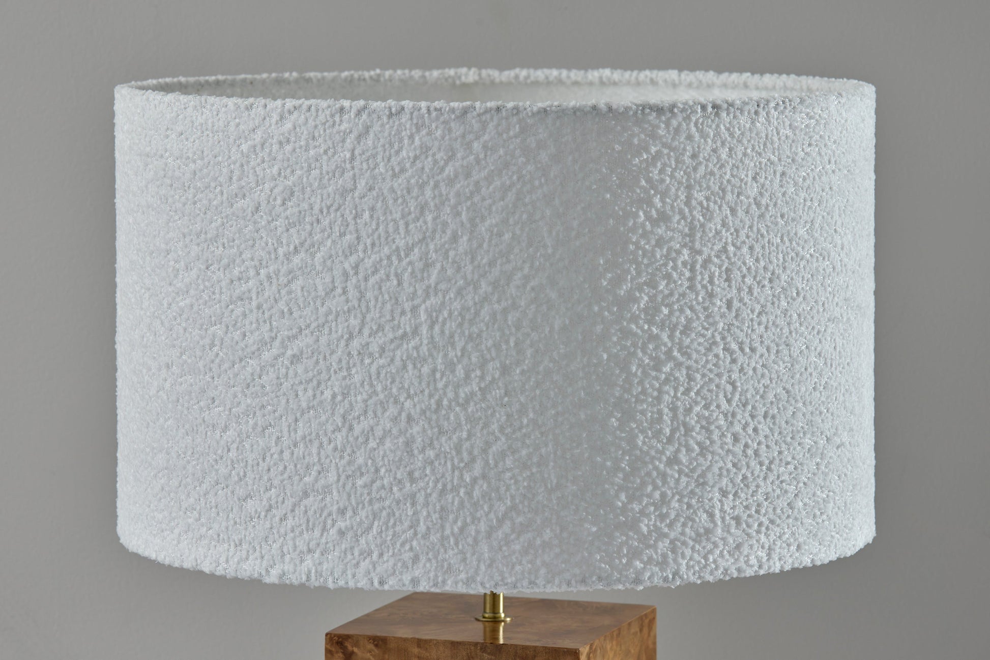 Frederick Tall Table Lamp - Burled Wood 28.5"-Lighting-DECOROLALA