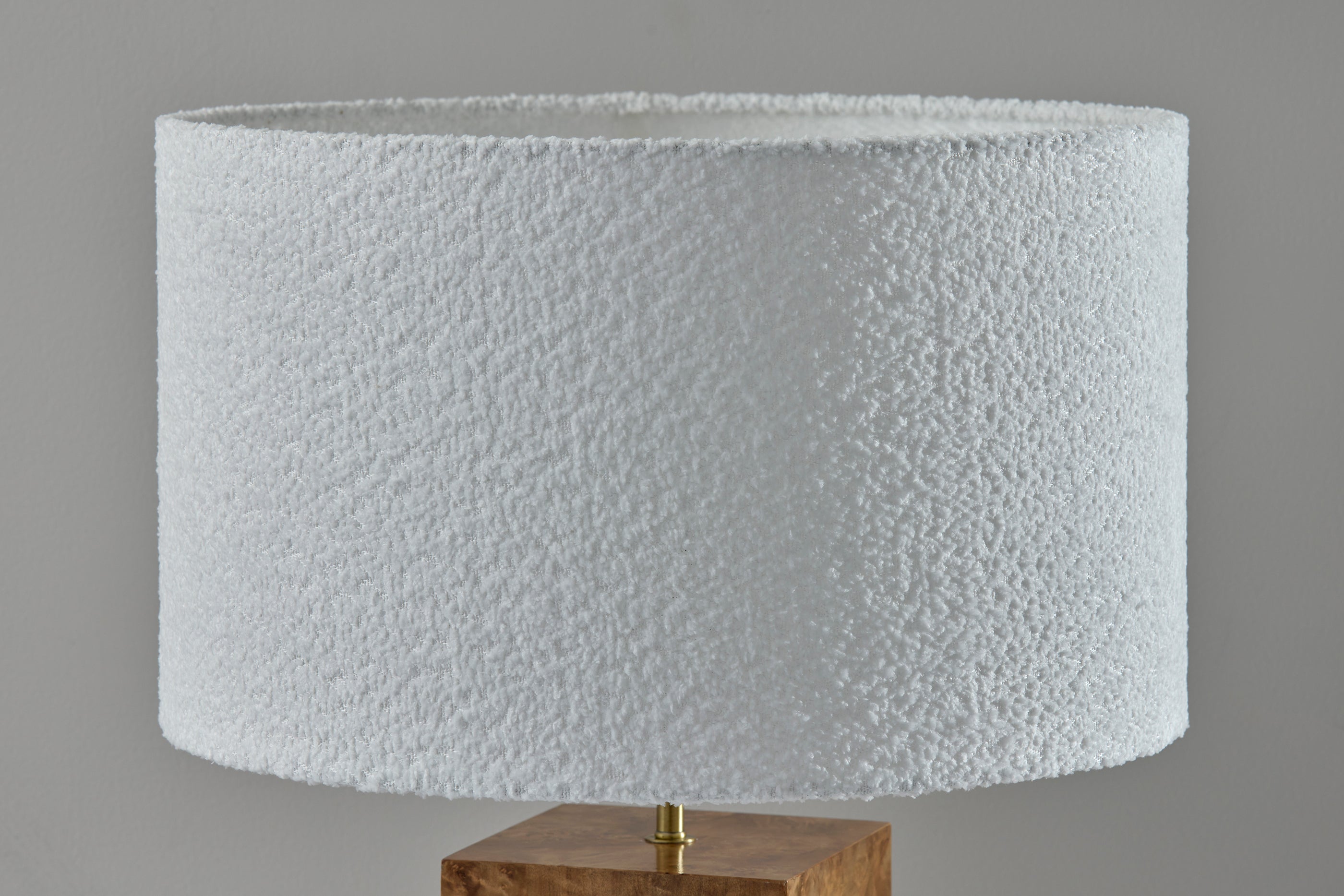 Frederick Tall Table Lamp - Burled Wood 28.5"-Lighting-DECOROLALA