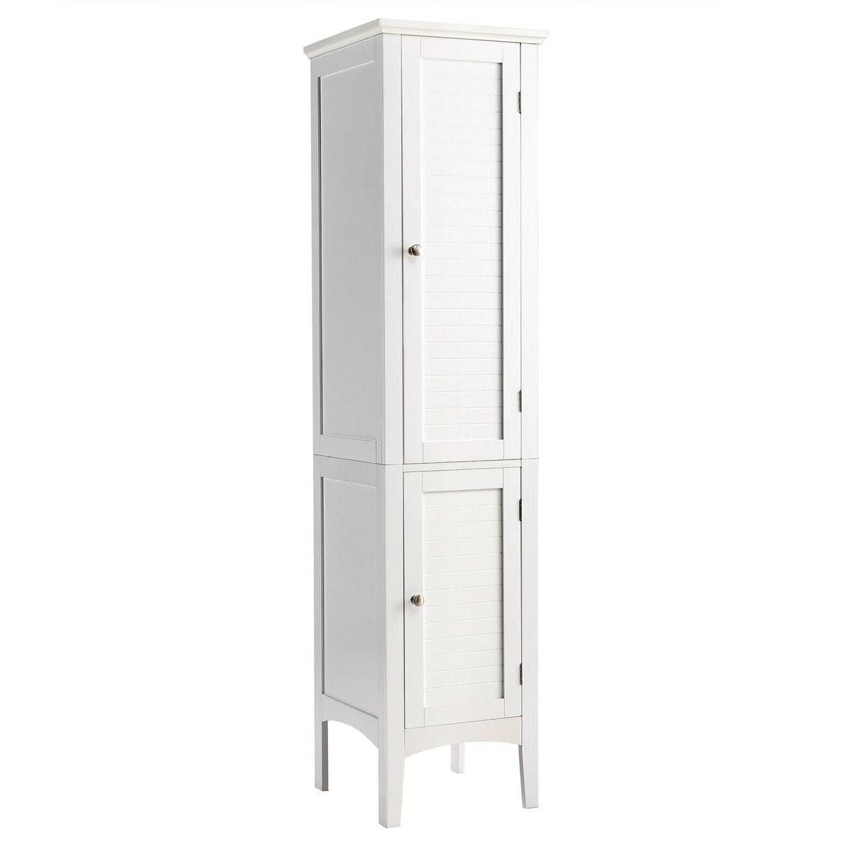 Freestanding Bathroom Storage Cabinet for Kitchen and Living Room-White-Floor Cabinets-DECOROLALA