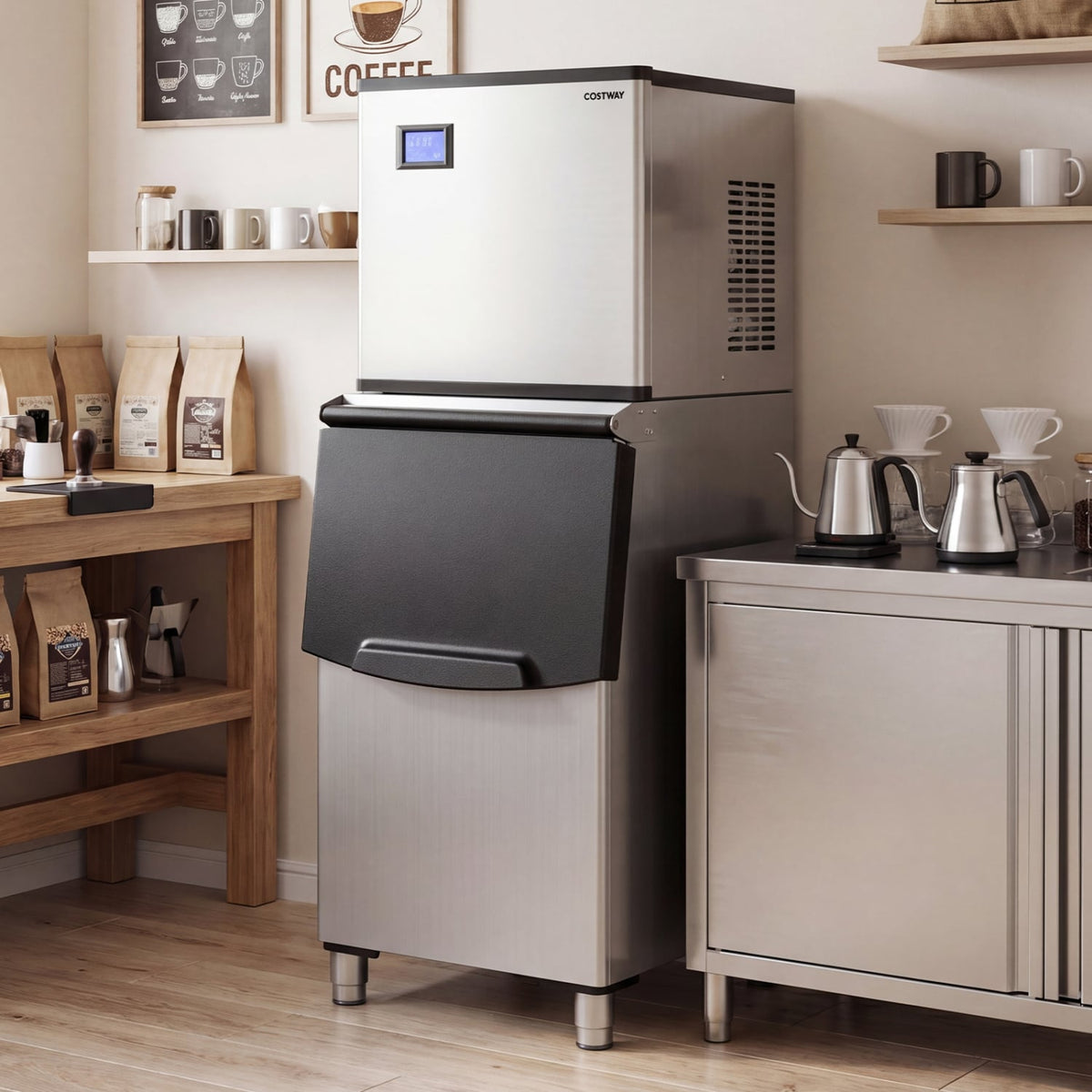 Freestanding Commercial Ice Maker 450 lbs/24H-Ice Makers-DECOROLALA