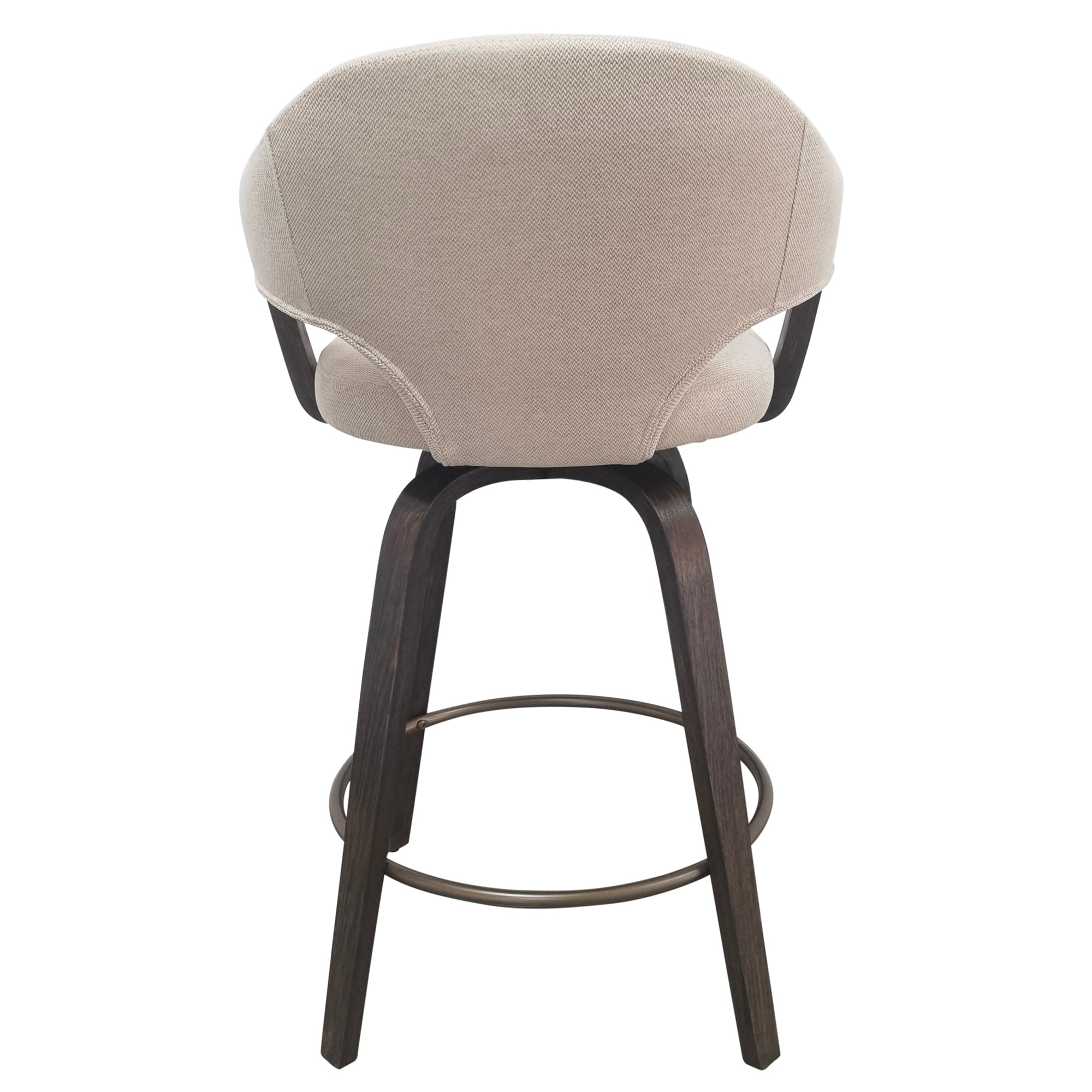 Freya 26" Modern Counter Stool - Toffee Walnut-DECOROLALA