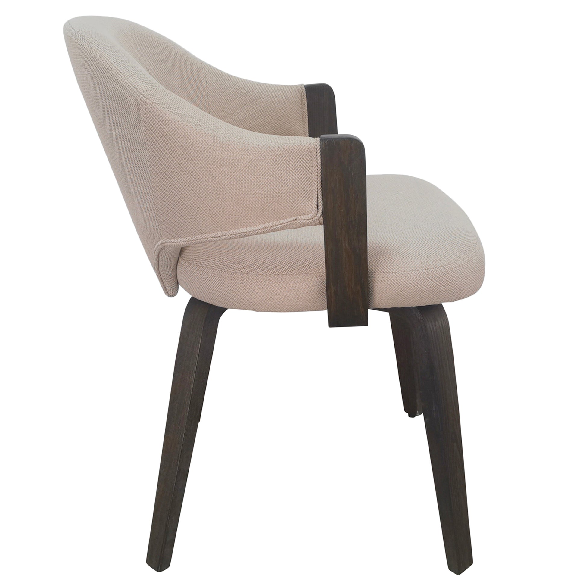 Freya Dining Chair - Toffee & Walnut Modern Seating-DECOROLALA