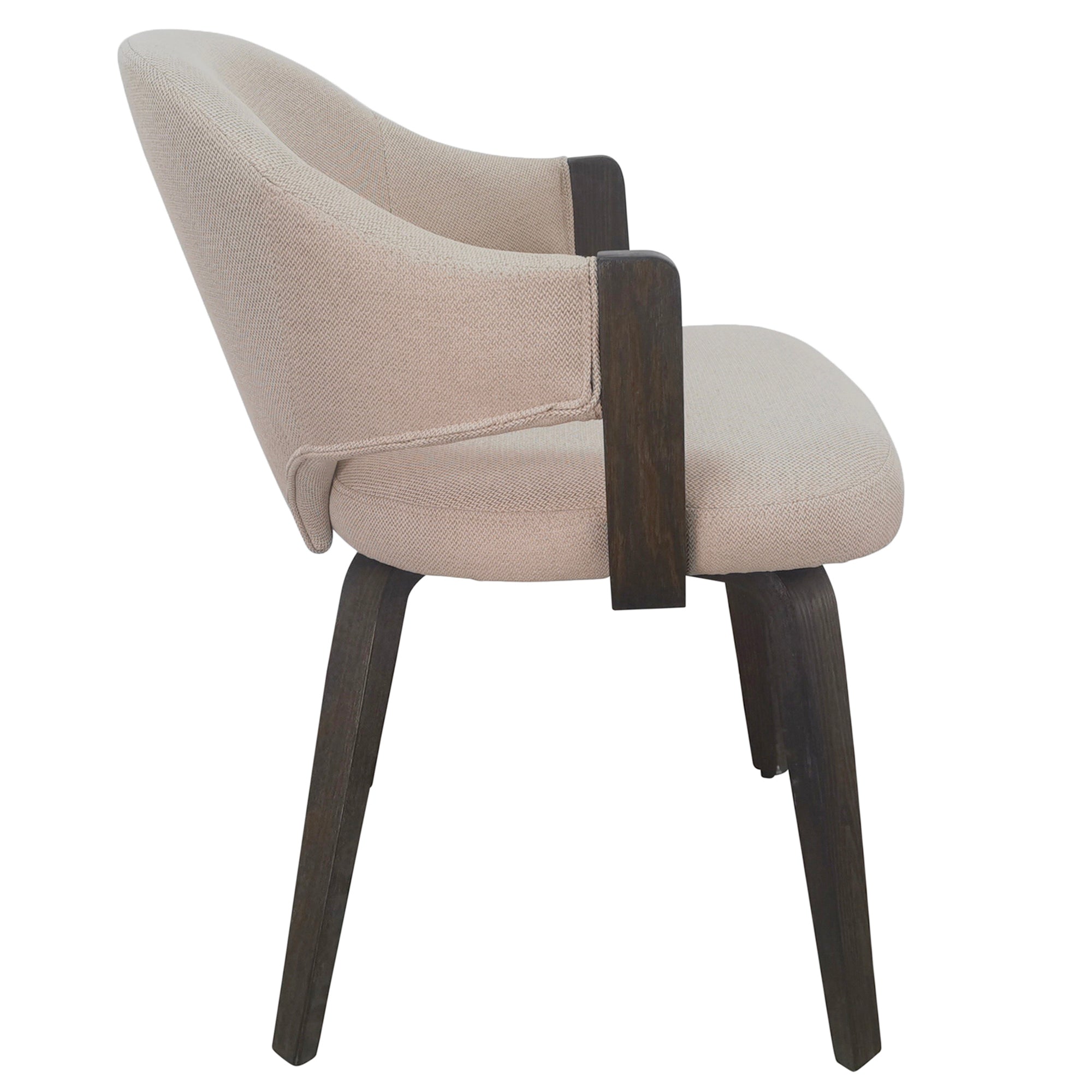 Freya Dining Chair - Toffee & Walnut Modern Seating-DECOROLALA