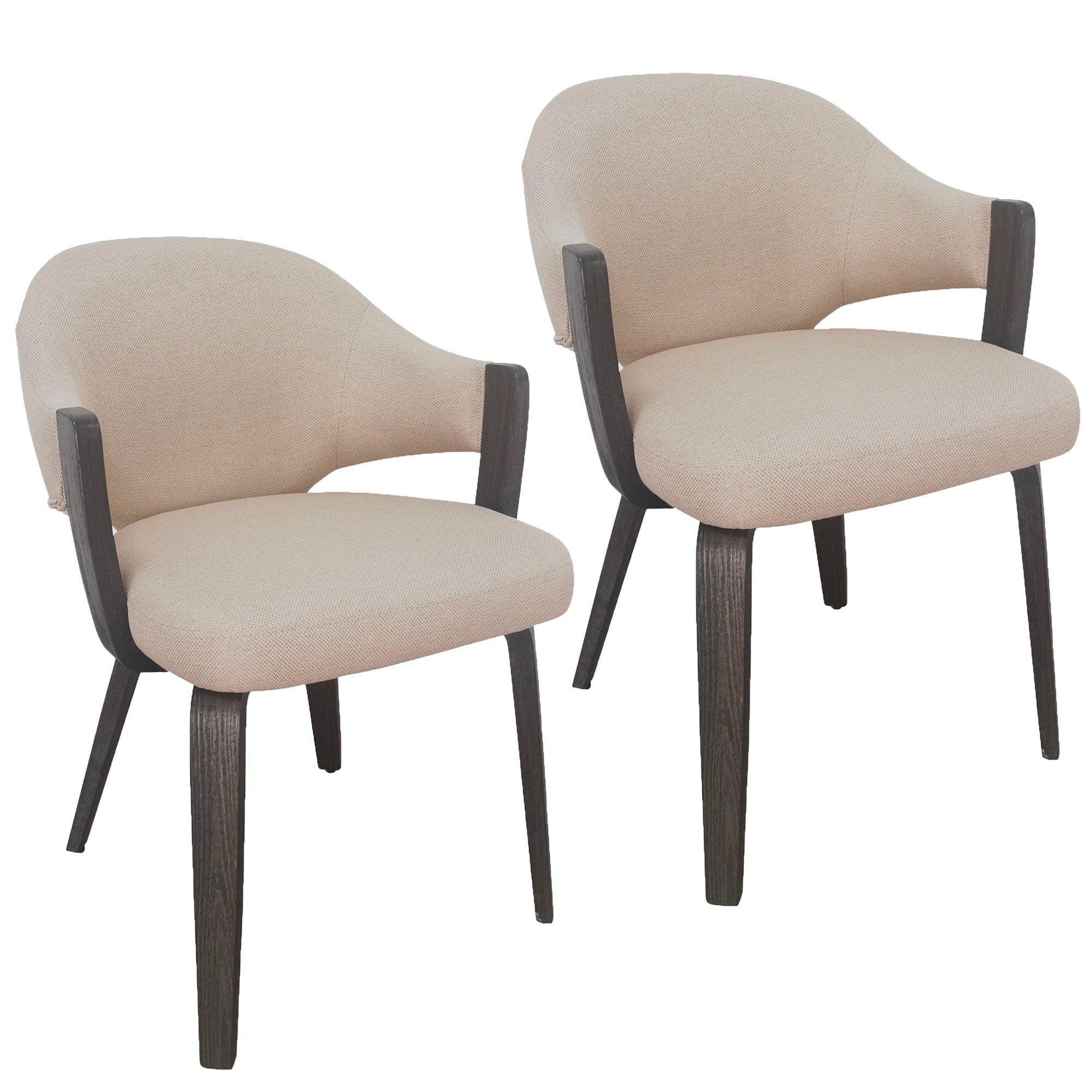 Freya Dining Chair - Toffee & Walnut Modern Seating-DECOROLALA
