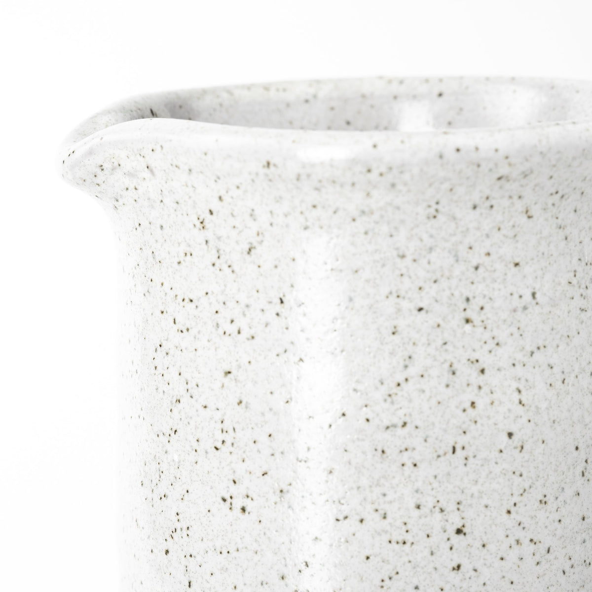 Frieda Small Freckled Gray Ceramic Jug-Jars Jugs Urns-DECOROLALA