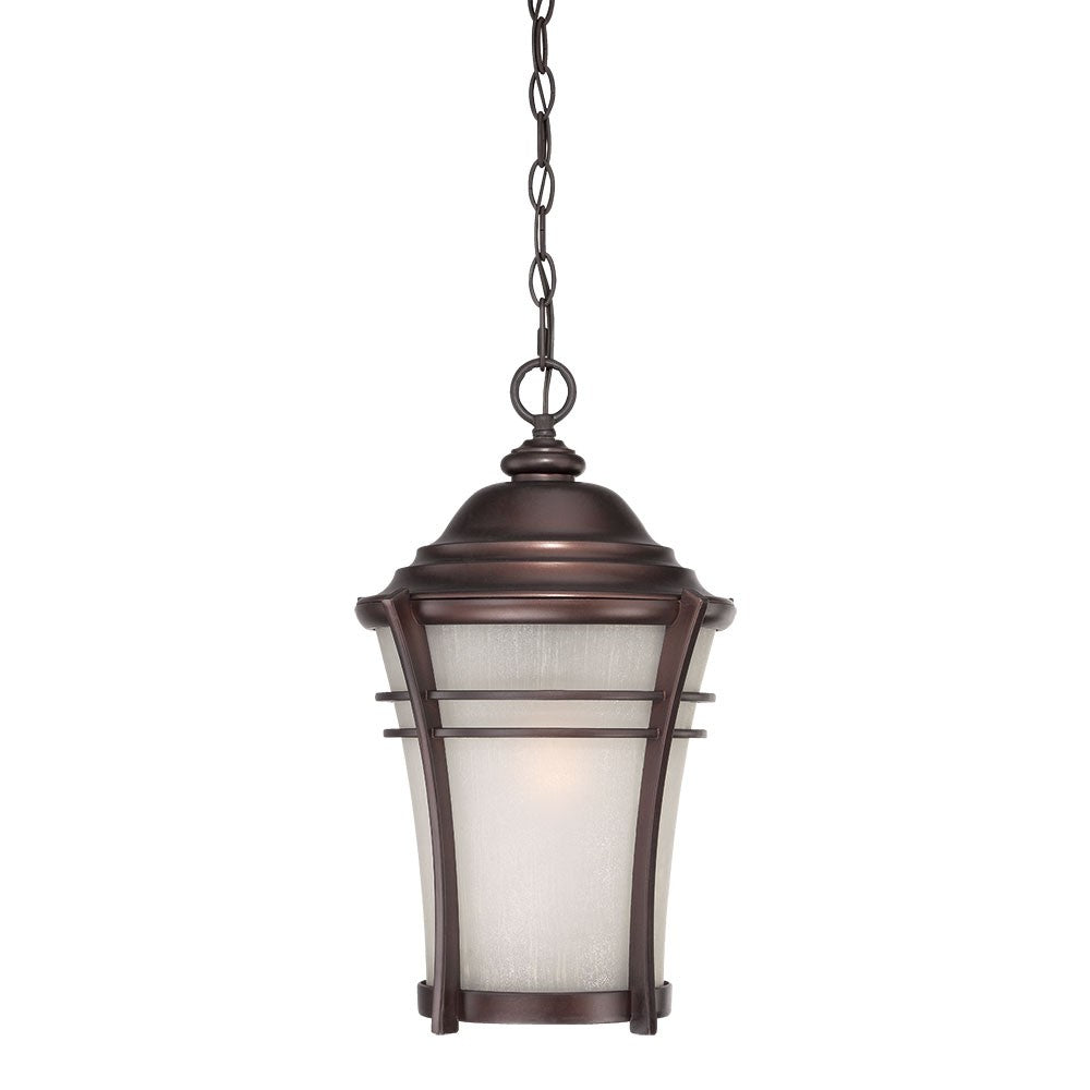 Frosted Glass Bronze Lantern Hanging Light-Outdoor Lighting-DECOROLALA