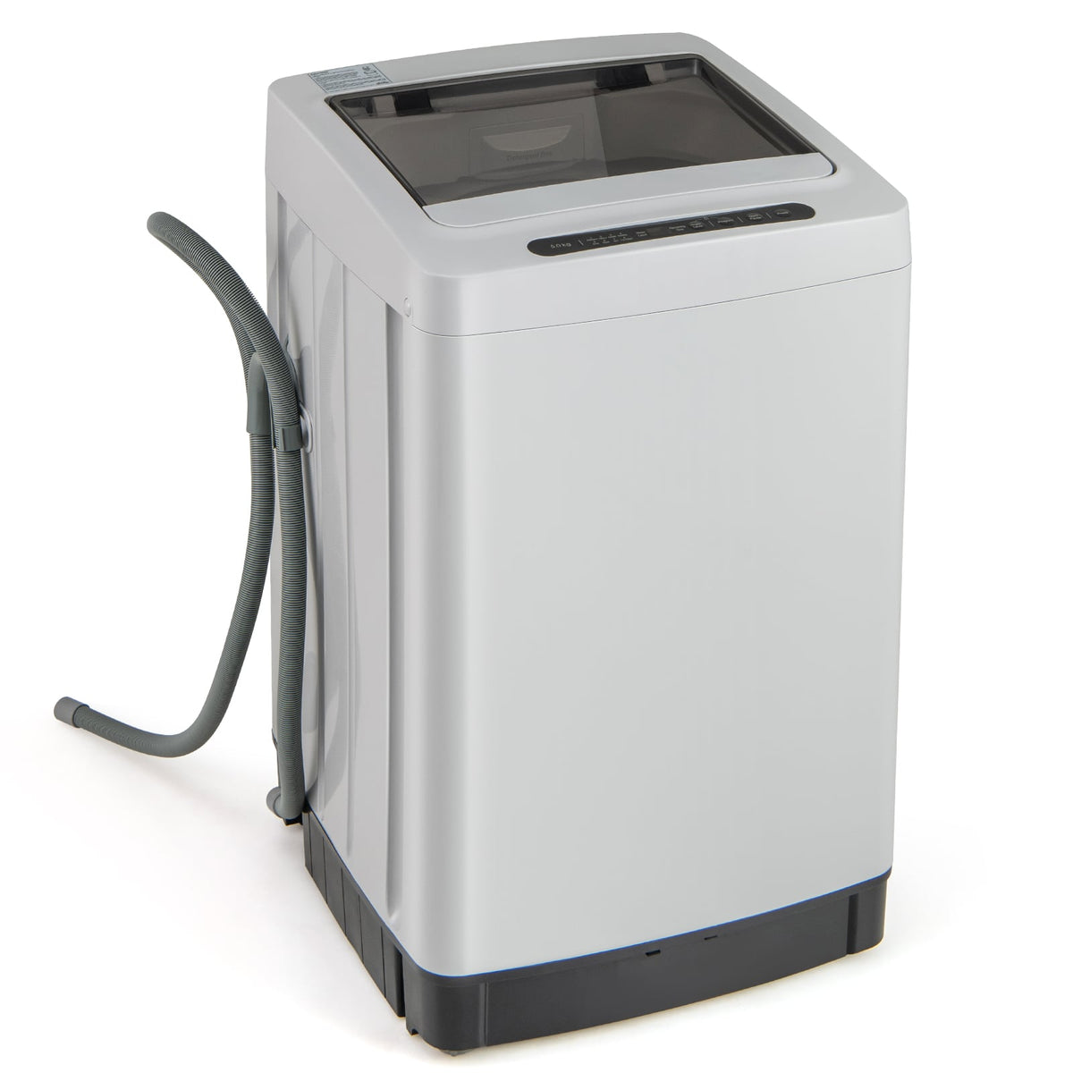 Full-Automatic Washing Machine Washer and Spin Combo-Grey-Washing Machines-DECOROLALA