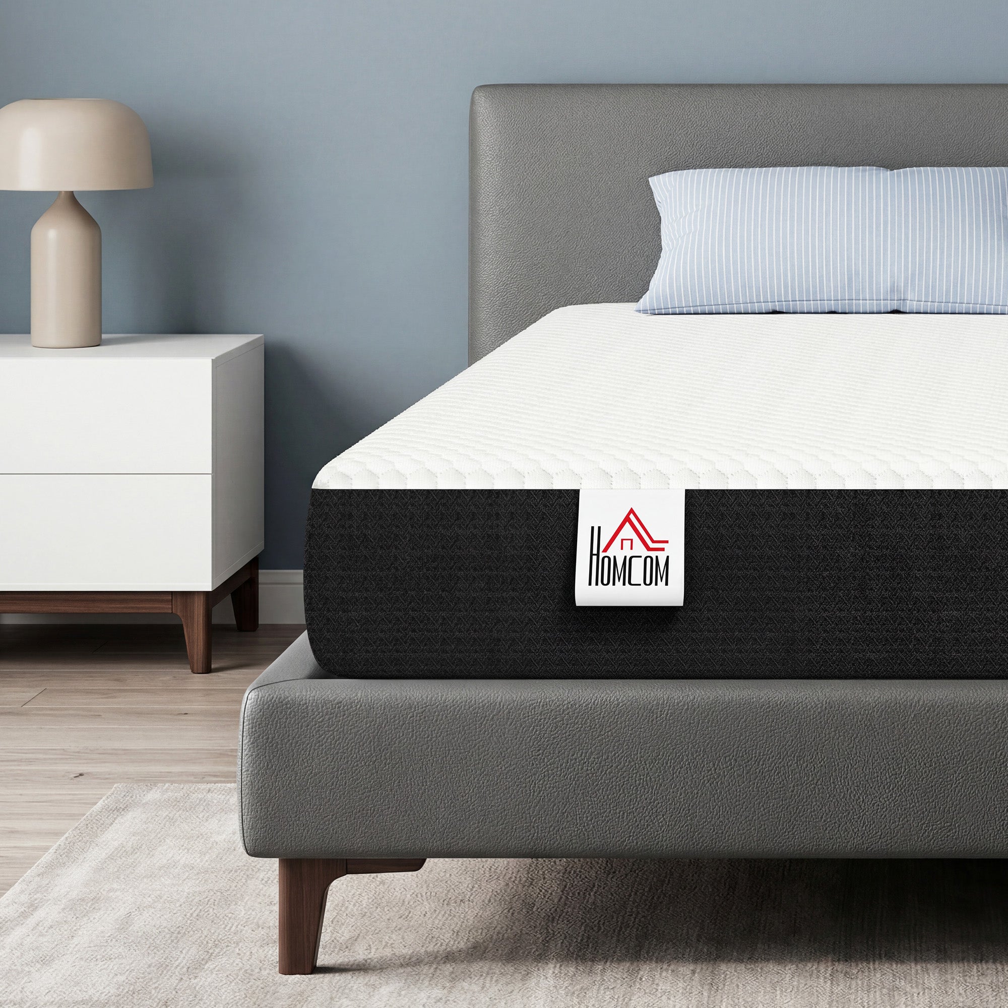Full Mattress 8" Memory Foam Cooling - Medium Firm-DECOROLALA