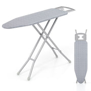 Full Size Ironing Board with Iron Rest - Gray 7-Level Height-Dryers-DECOROLALA